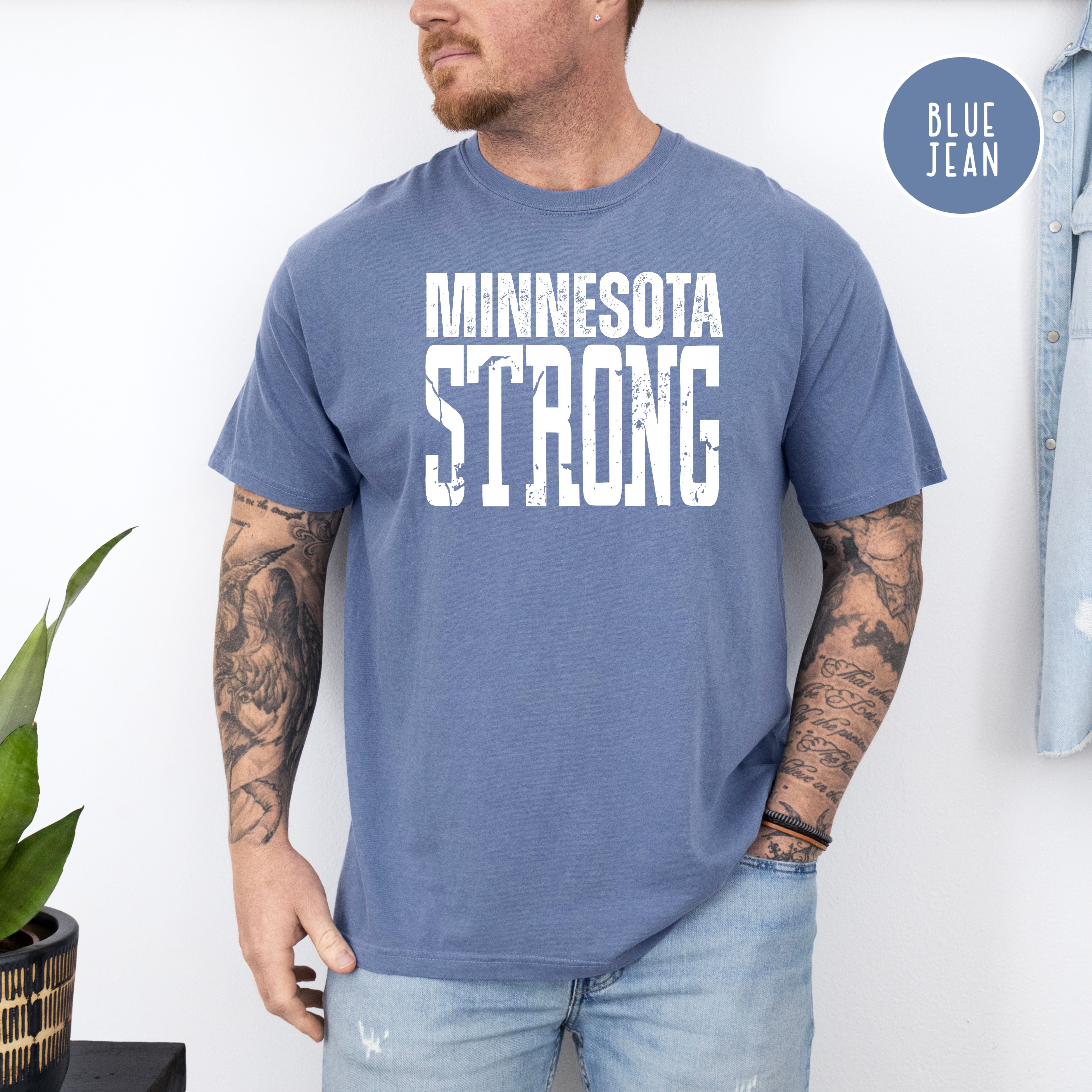 Minnesota Strong Unisex Comfort Colors T-Shirt, Never Forget Minnesota, Minnesota Political Shirt, Minnesota  Minneapolis Gift Shirt