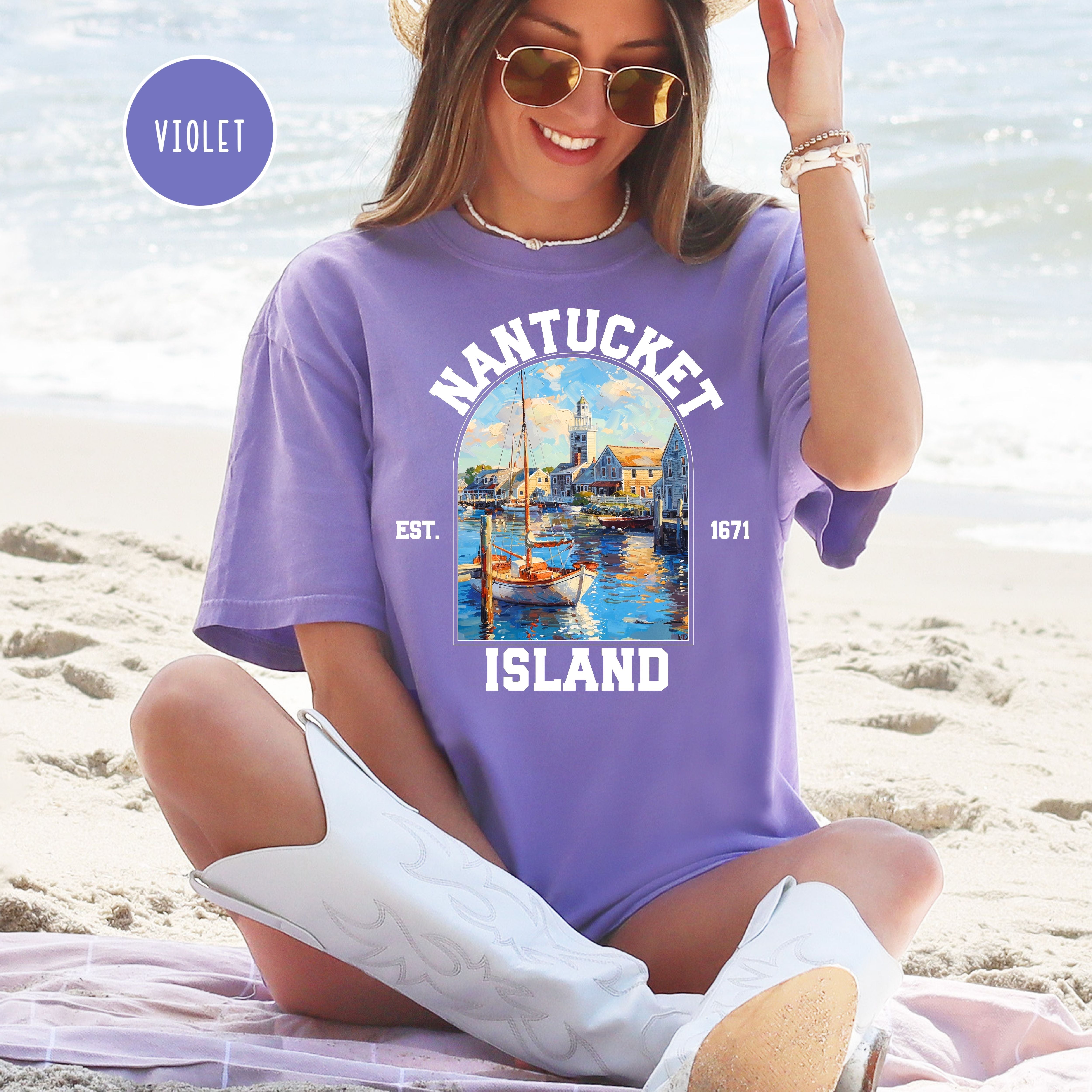 Nantucket Island Comfort Colors® Tee