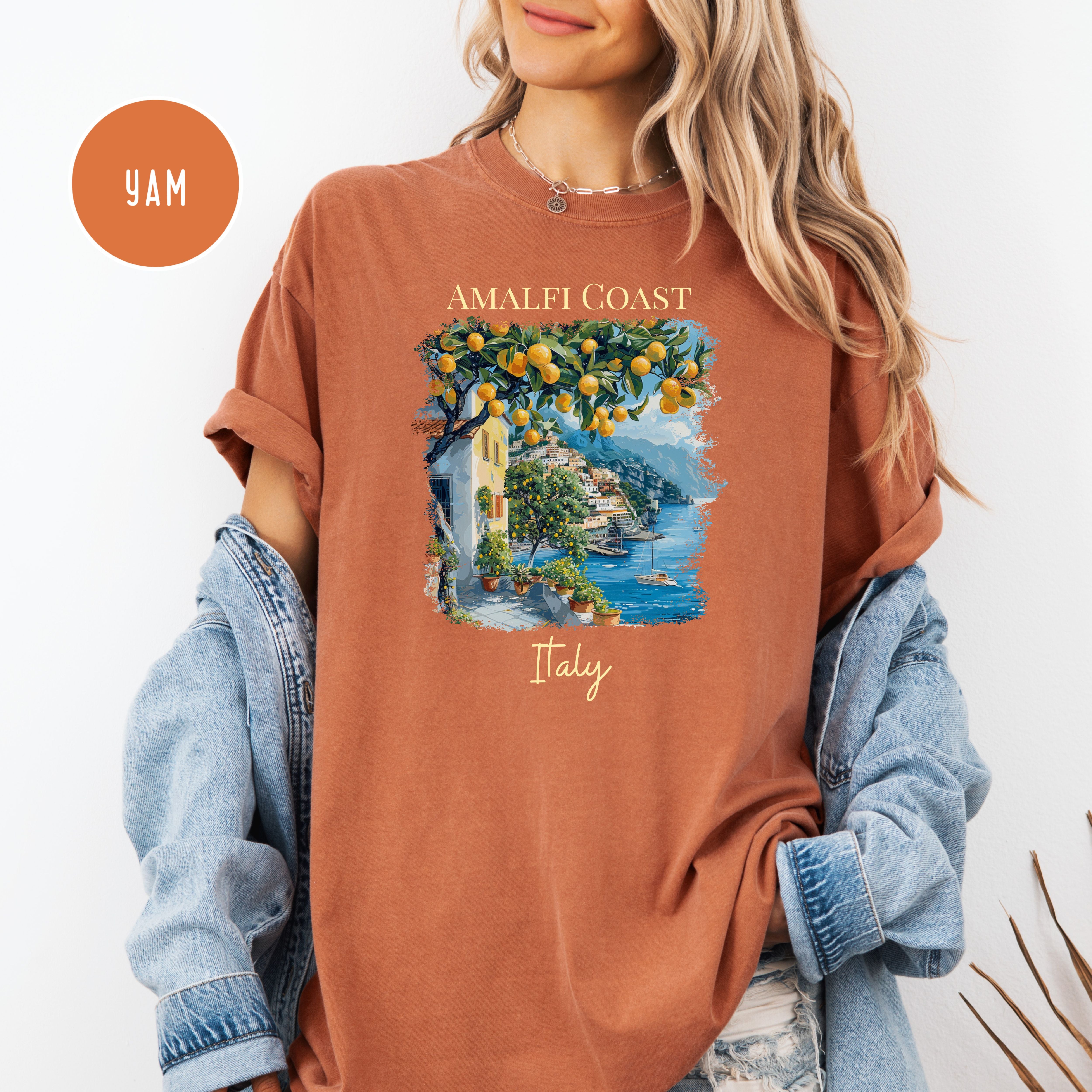 Amalfi Coast Italy Comfort Colors Vacation Tee Shirt