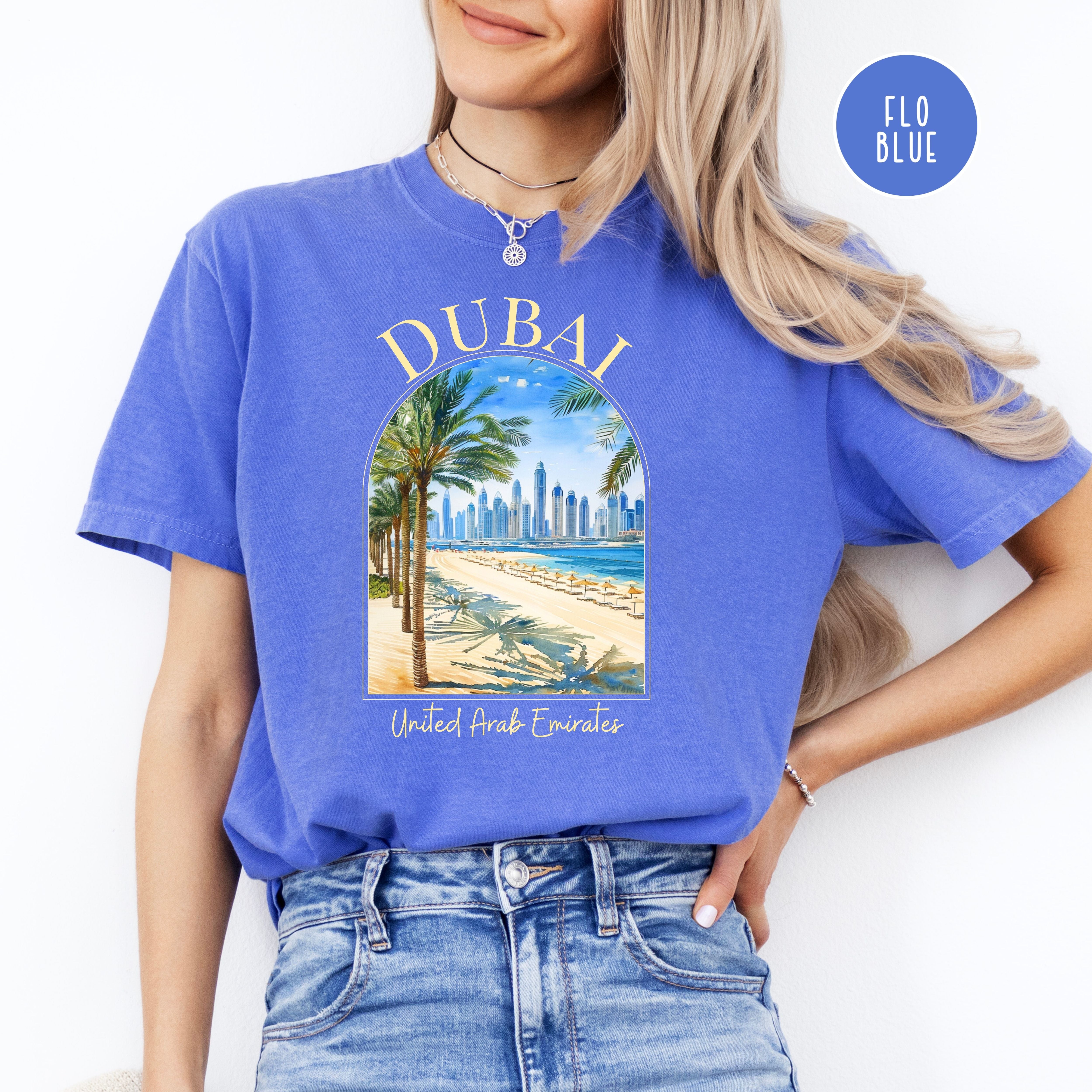 Dubai Comfort Colors Vacation Gift Tee Shirt
