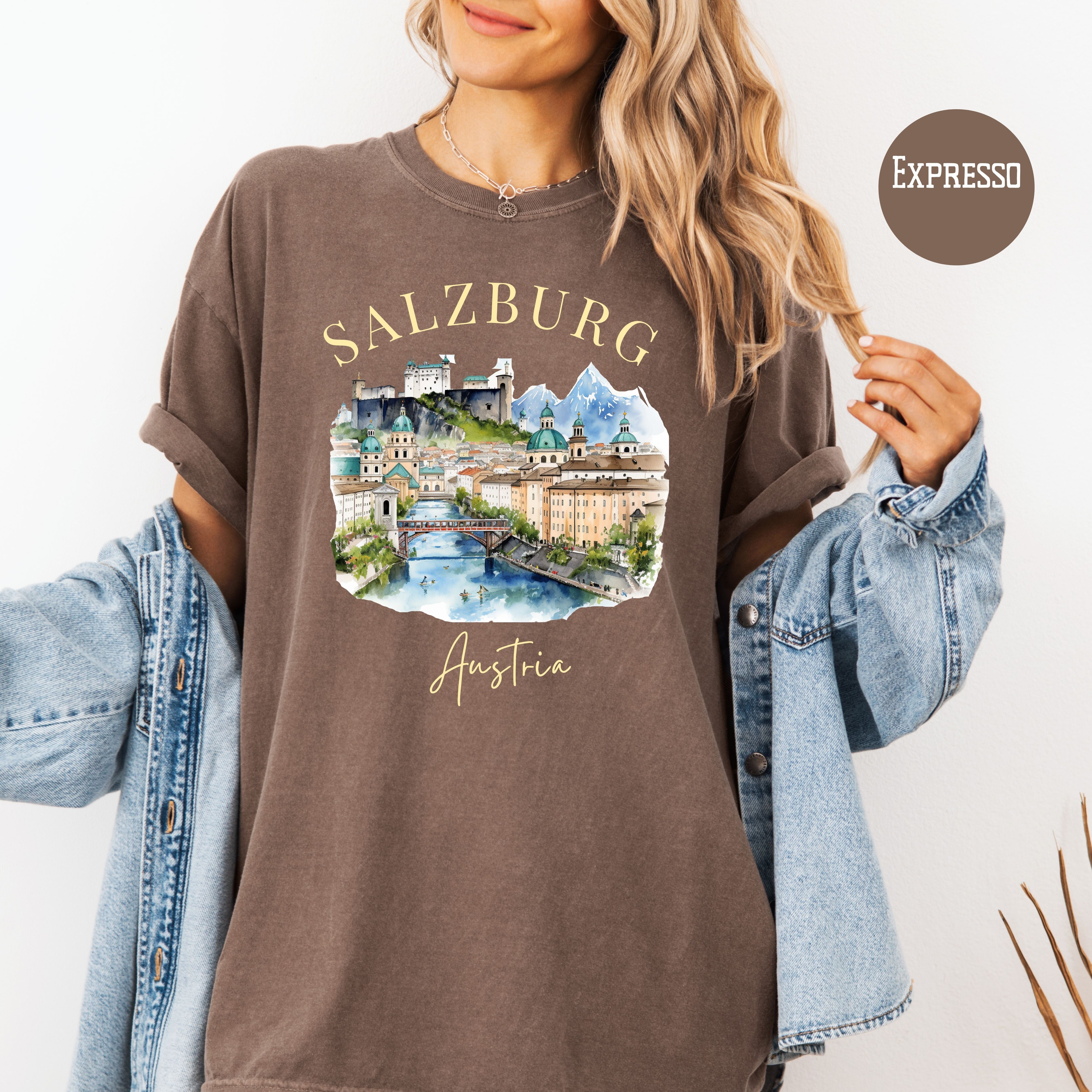 Salzburg Austria Comfort Colors Tee Shirt