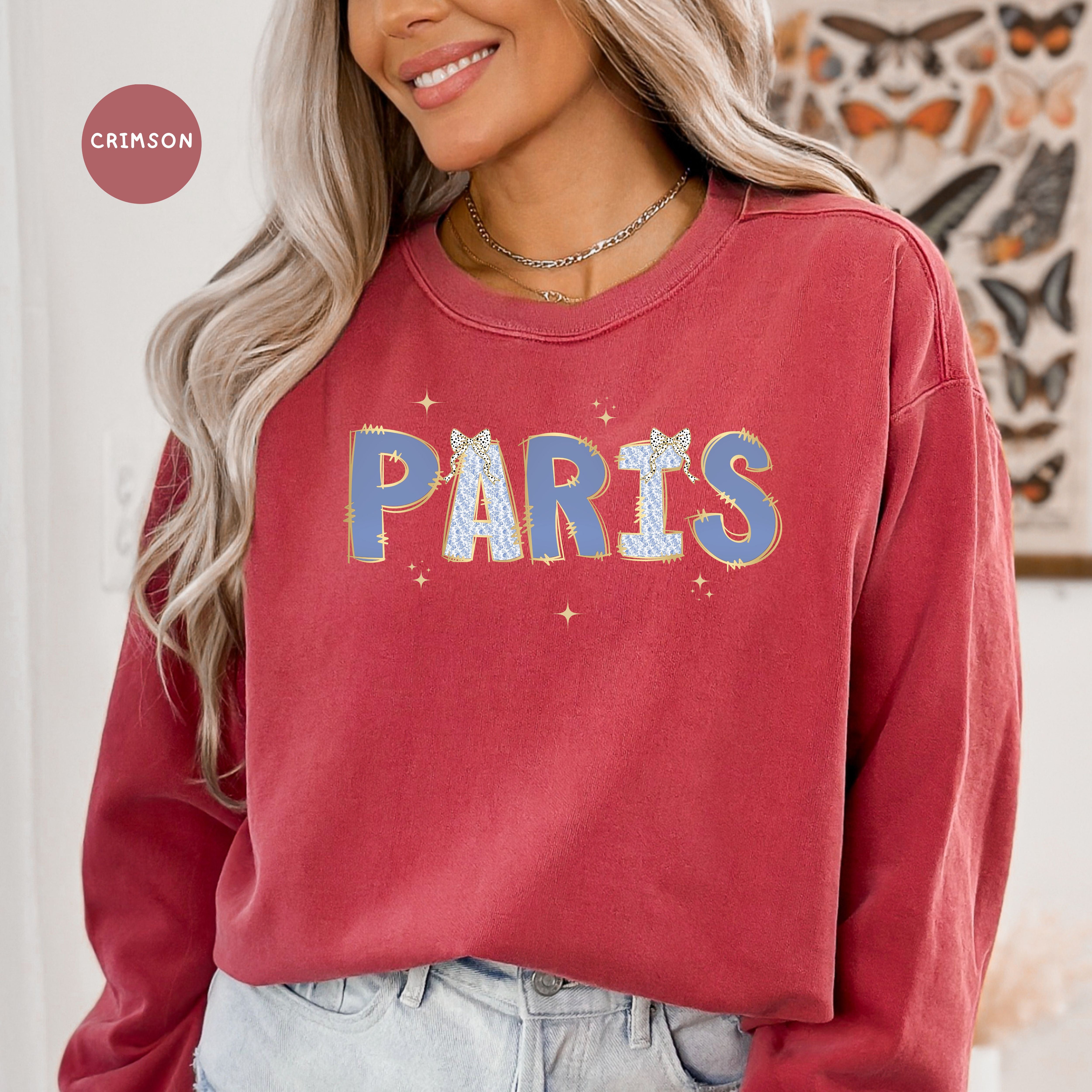 Paris Coquettish Comfort Colors® Sweatshirt