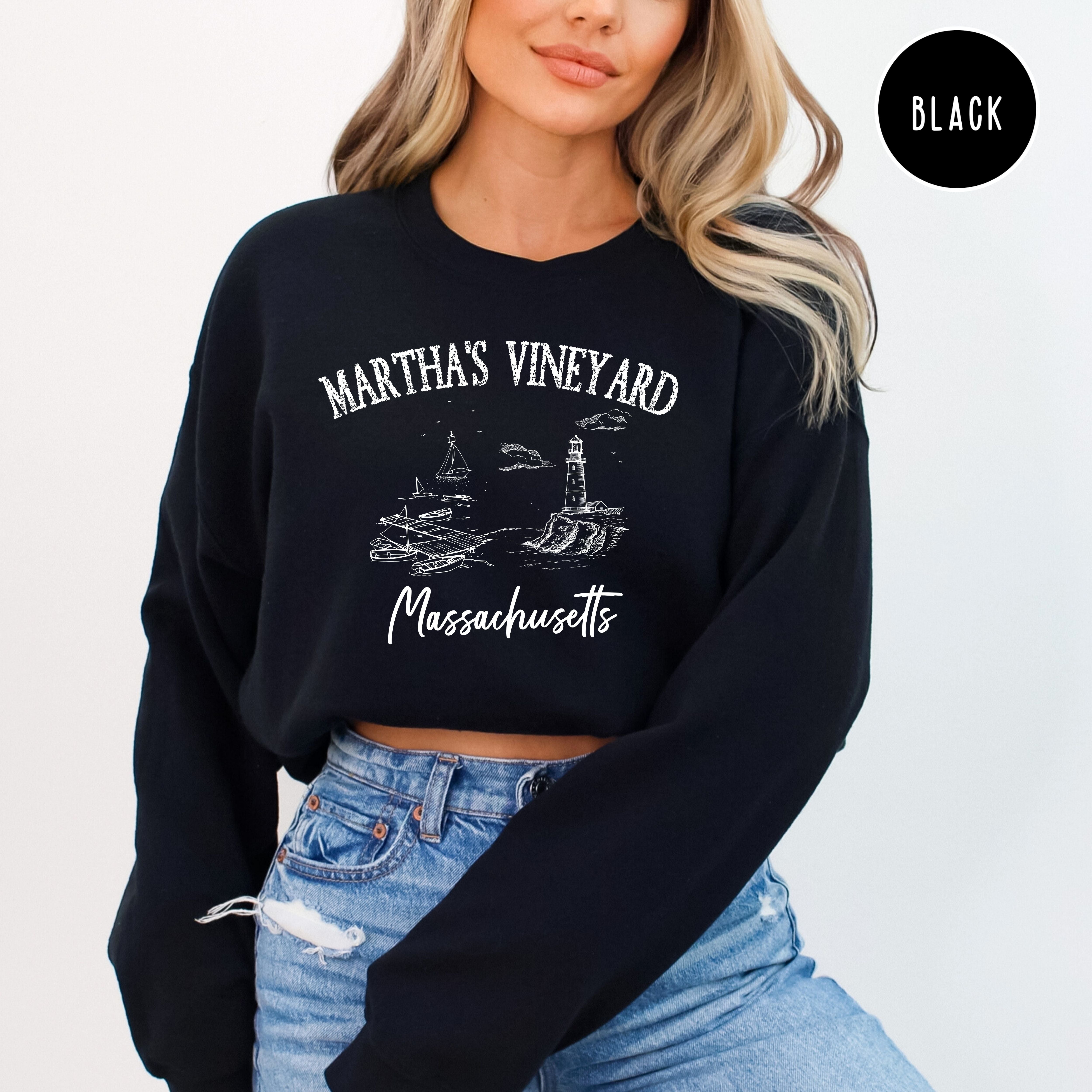 Martha's Vineyard Summer Vacation Sweatshirt