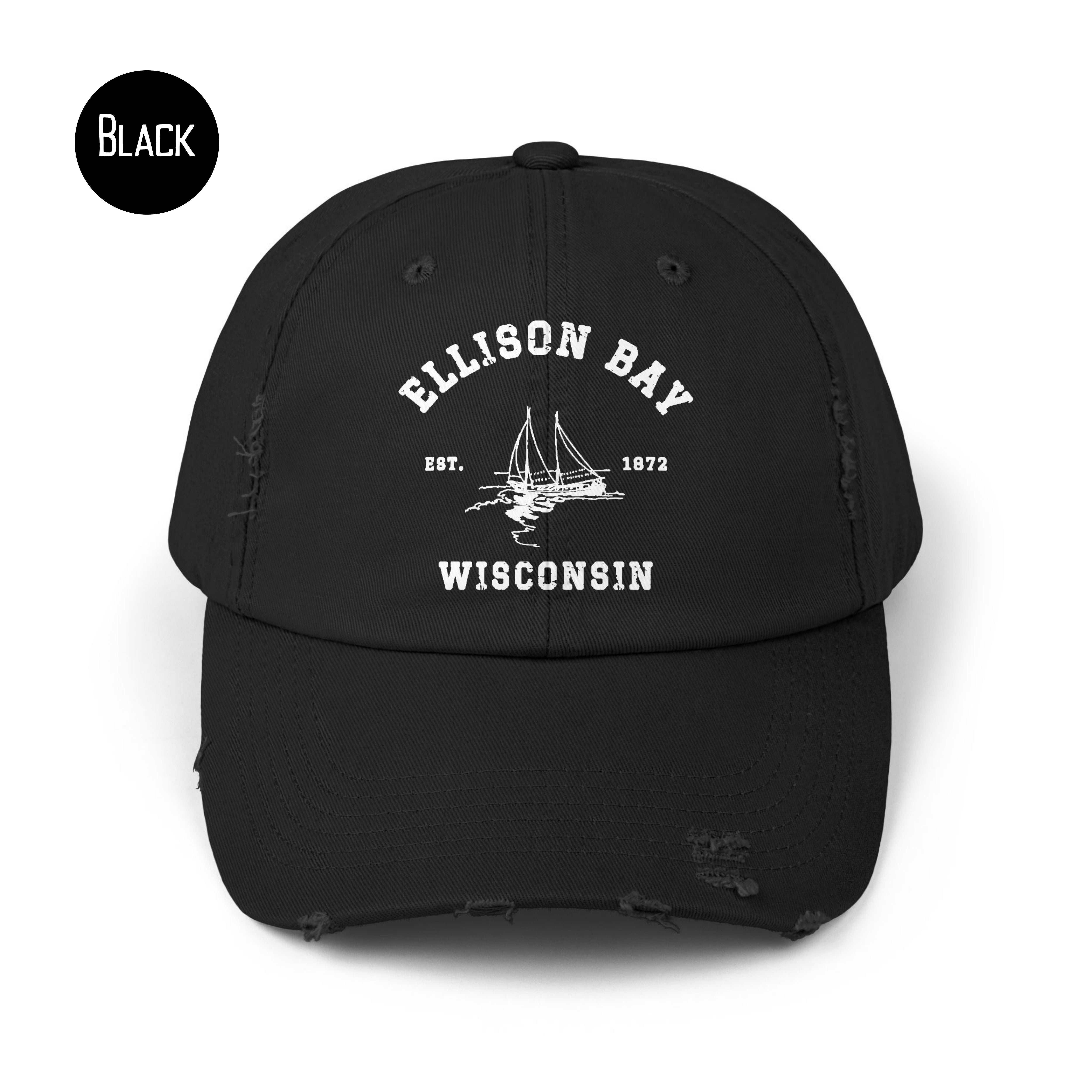 Ellison Bay Grunge Style Baseball Caps