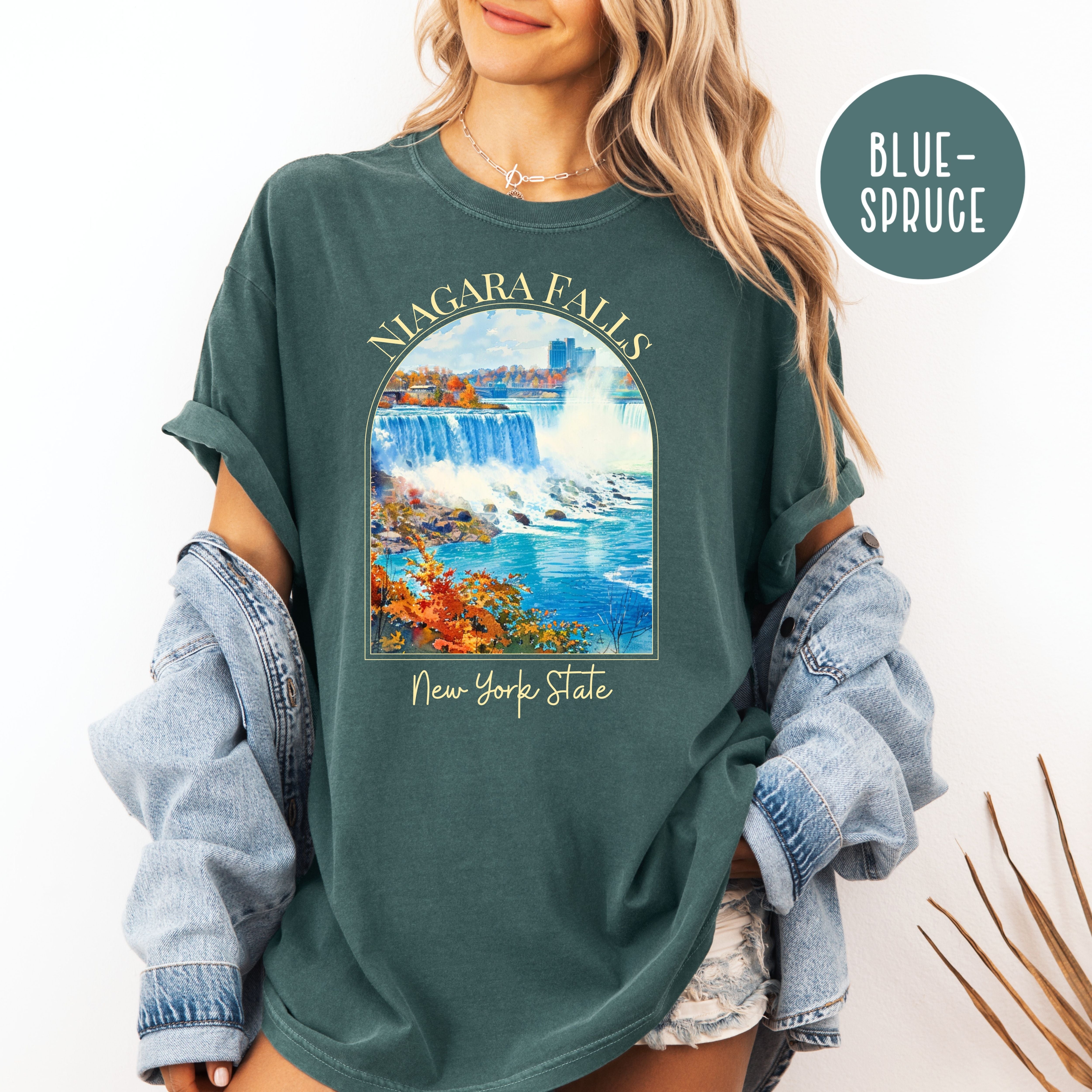 Niagara Falls New York State Comfort Colors Unisex Tee Shirt