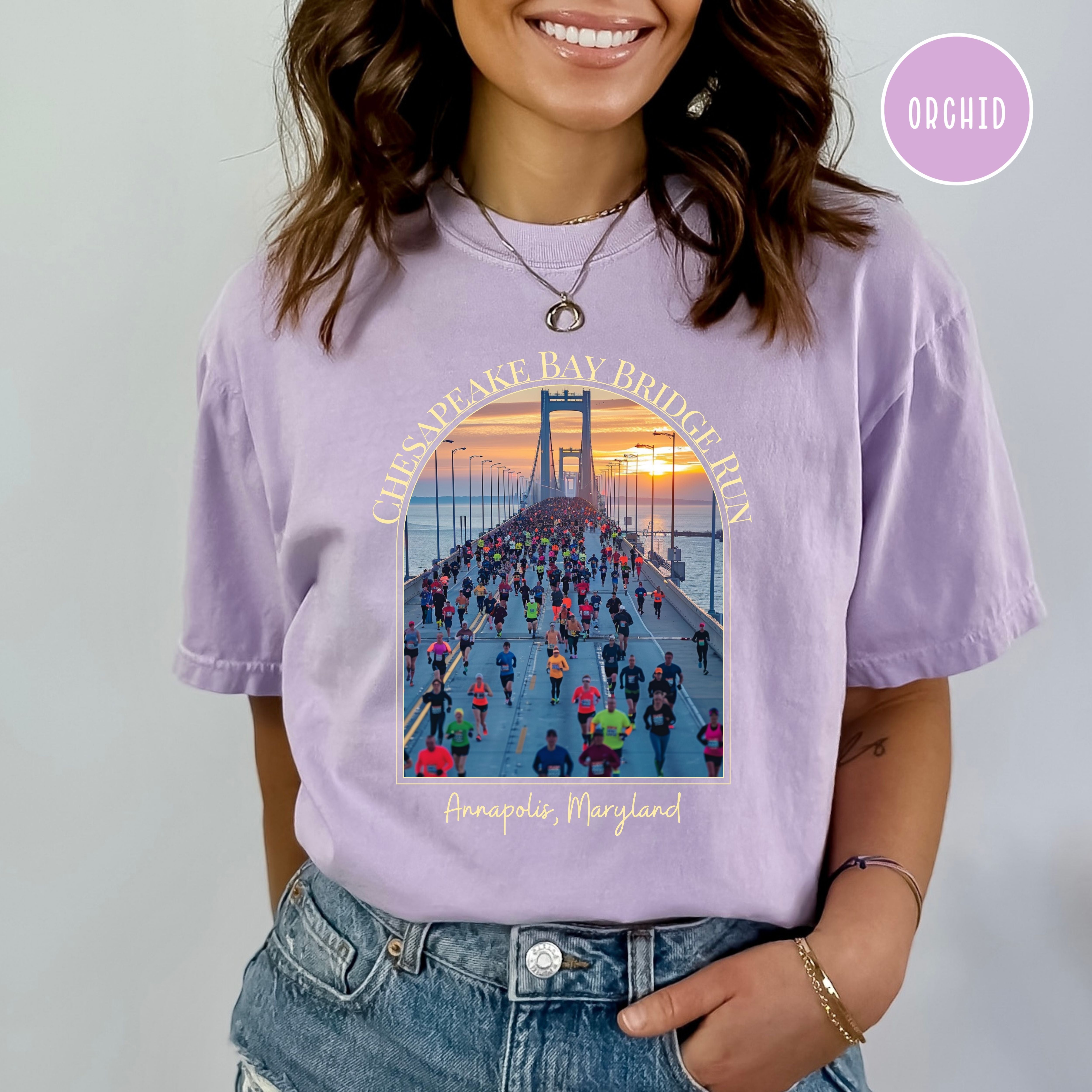 Chesapeake Bay Bridge Run Comfort Colors® Tee