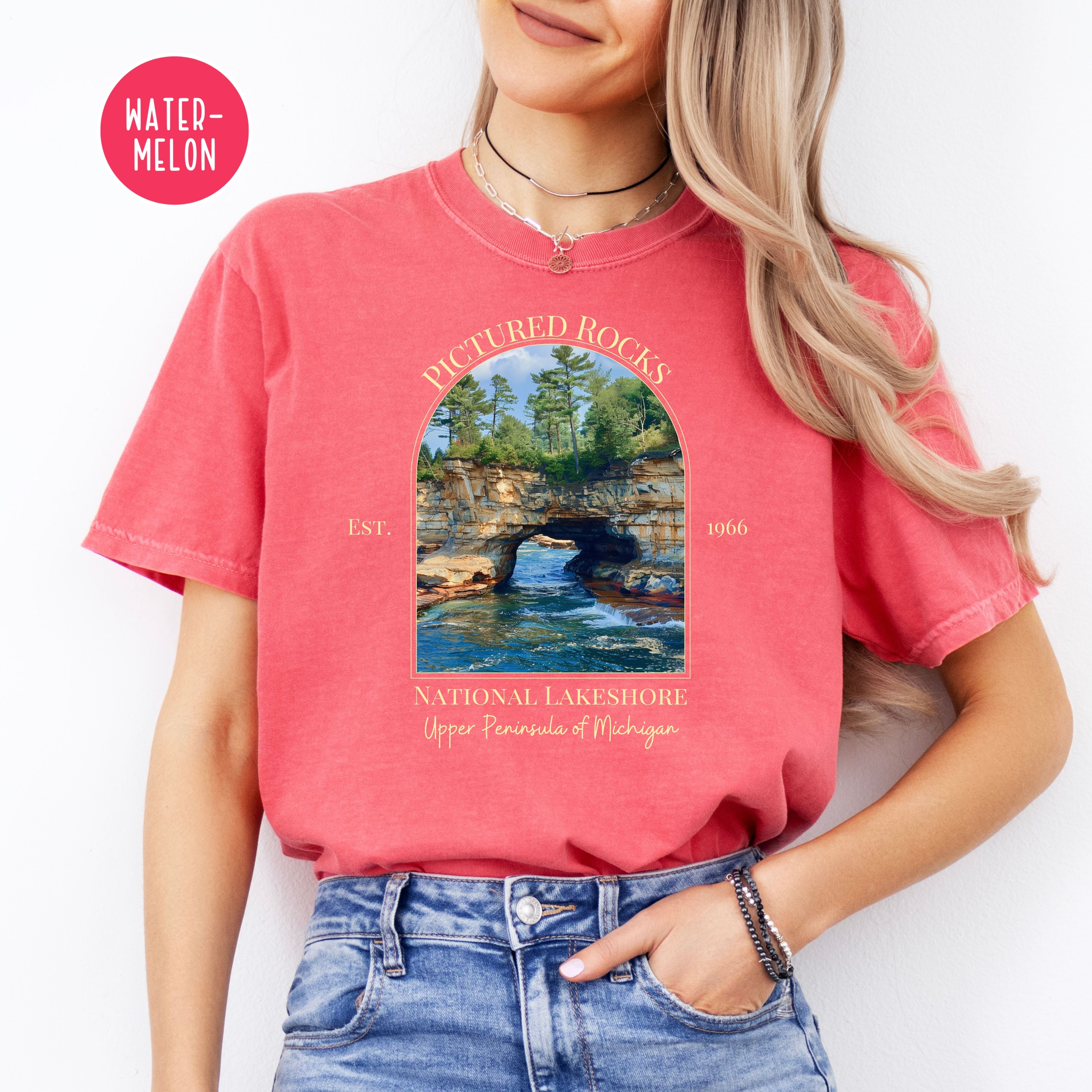 Pictured Rocks National Lakeshore UP of Michigan Comfort Colors® Tee