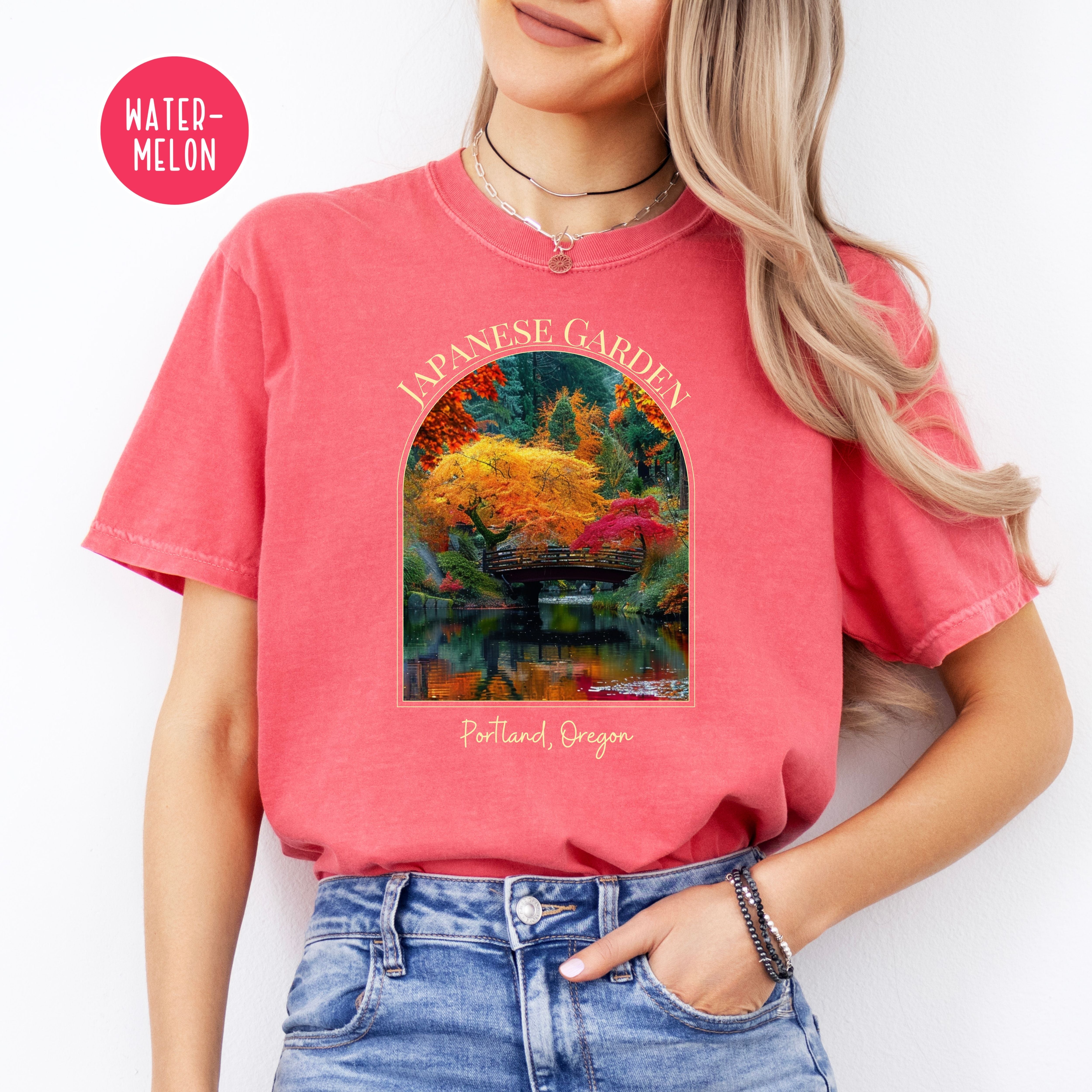 Portland Oregon Japanese Garden Comfort Colors® Tee