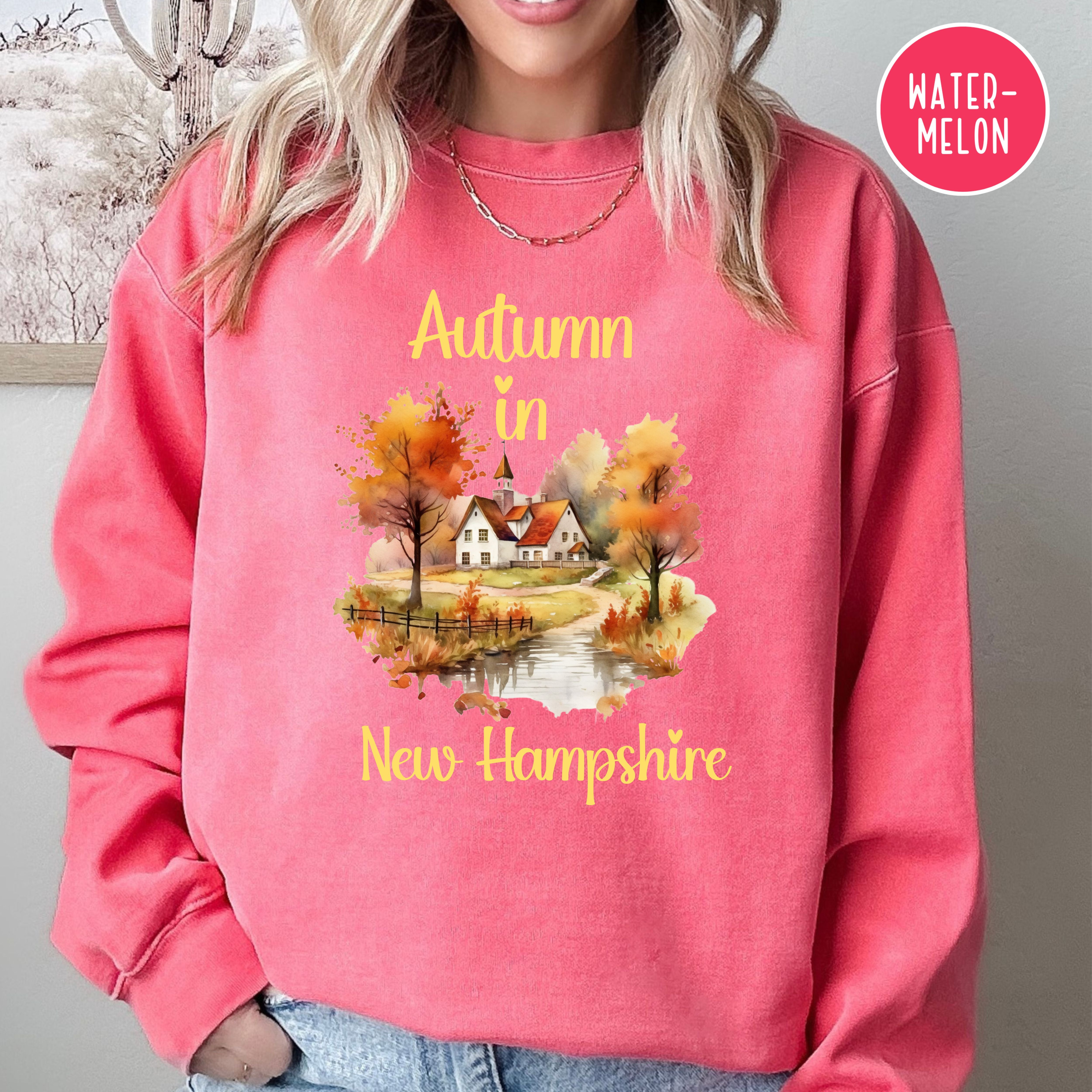 New Hampshire Autumn Comfort Colors® Sweatshirt