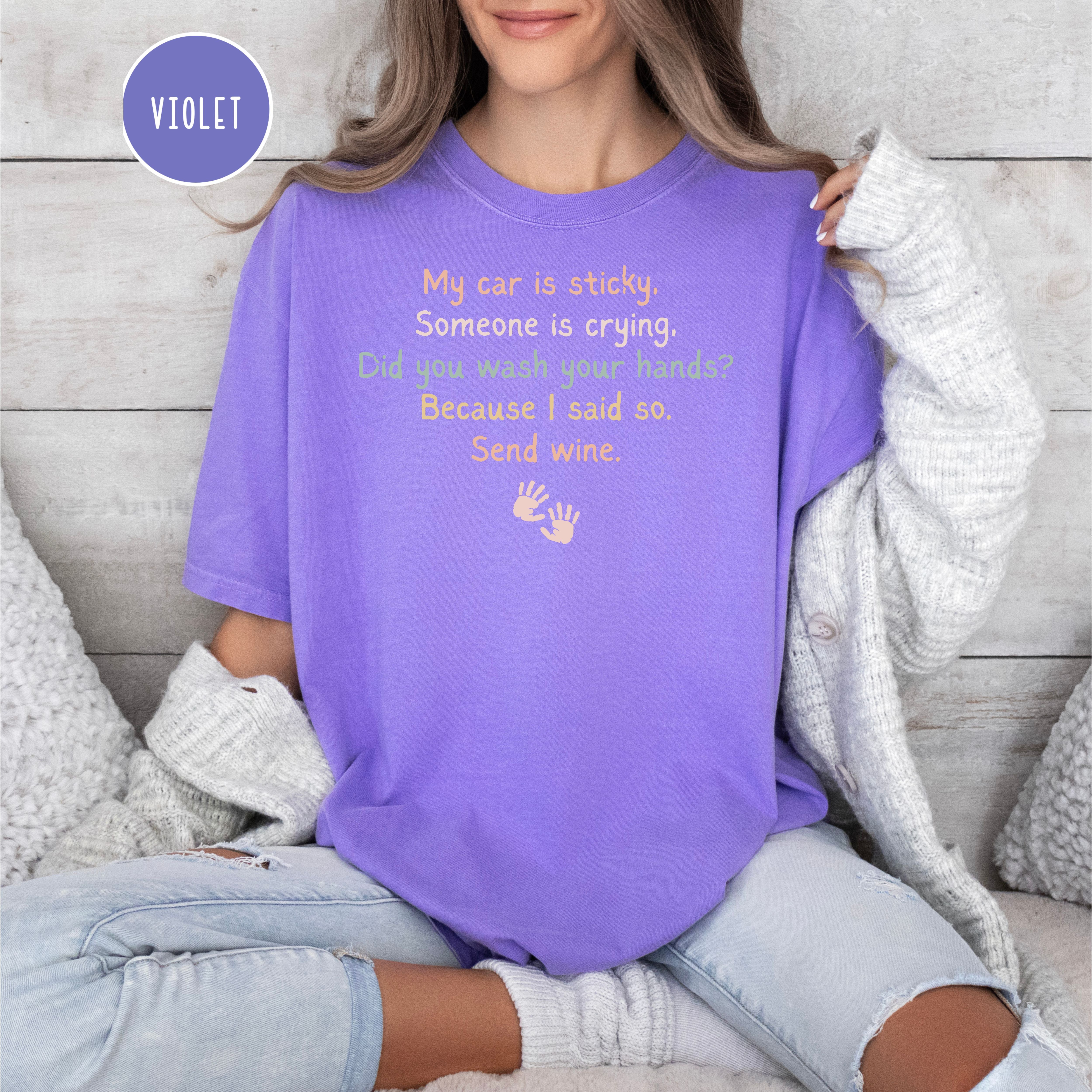 Funny Mom To Young Comfort Colors T-Shirt
