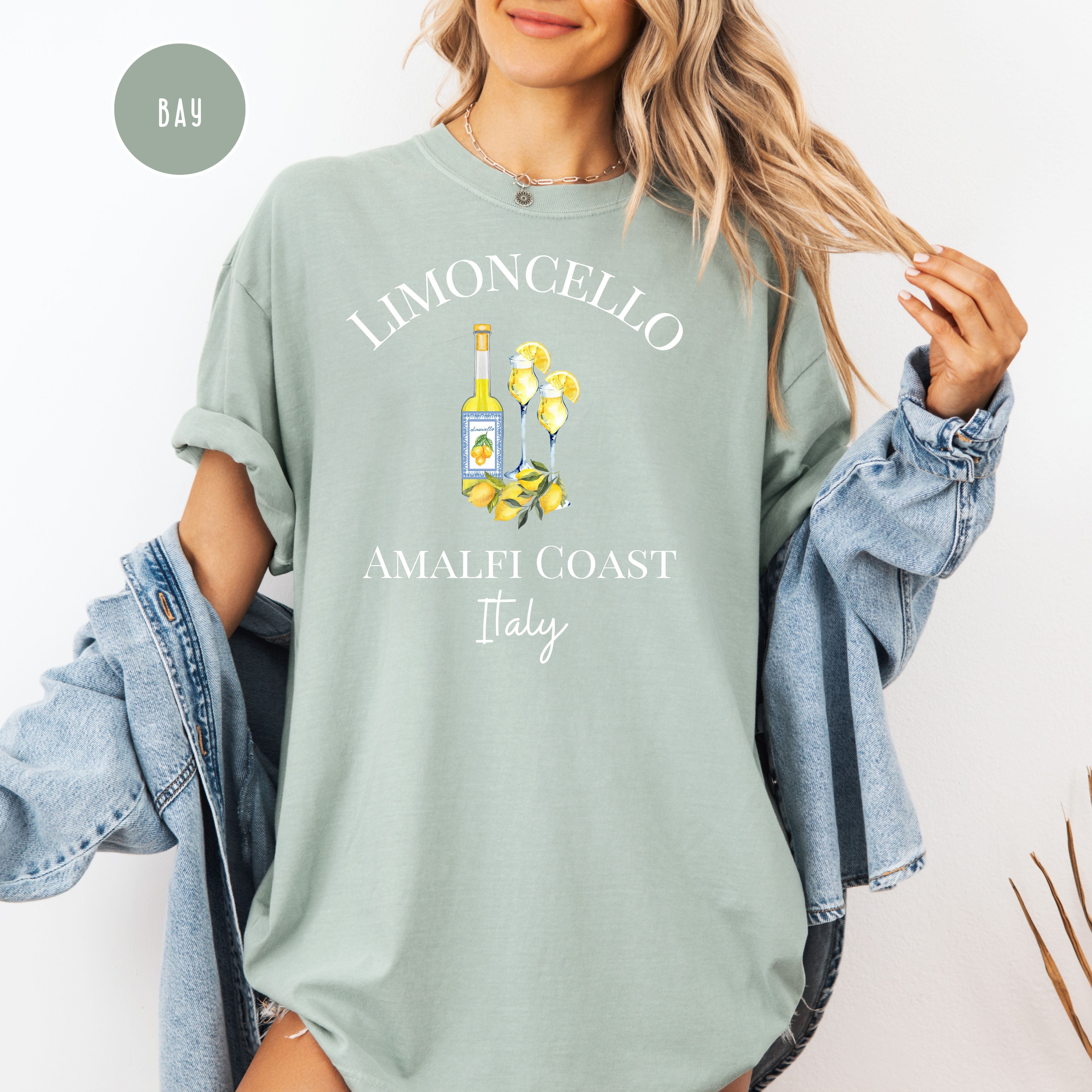 Limoncello Amalfi Coast Italy Comfort Colors Tee