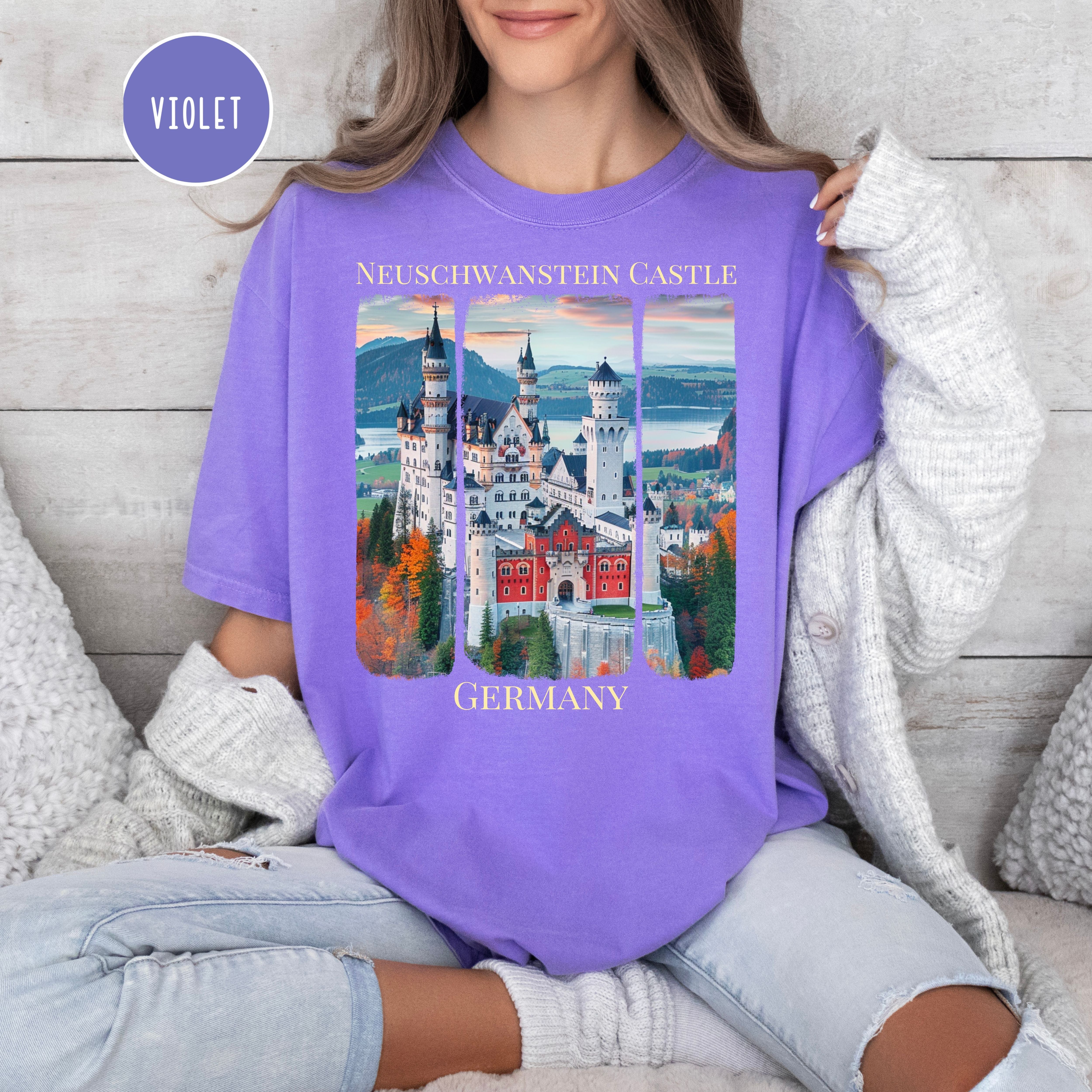 Germany Neuschwanstein Castle Comfort Colors® Tee