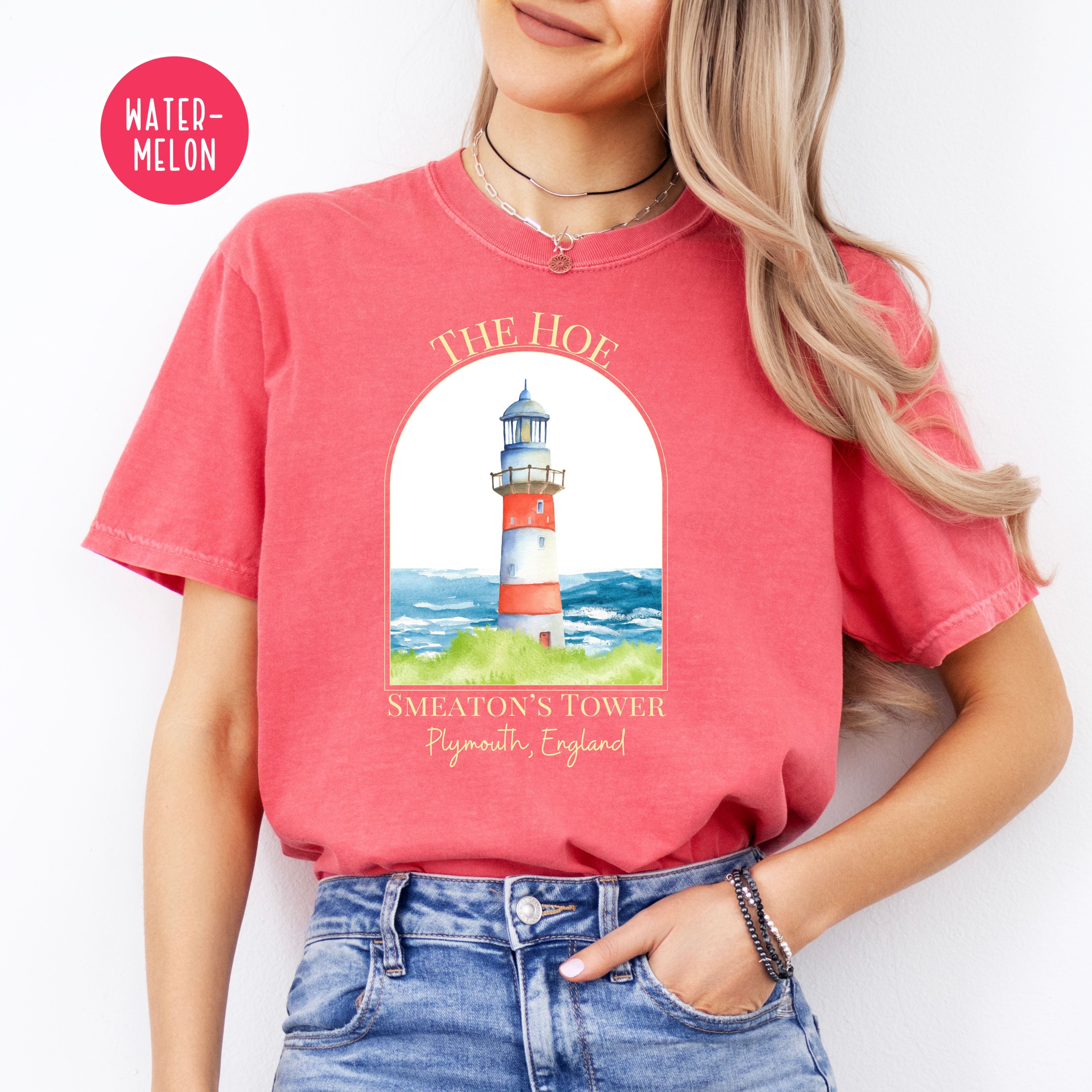 Plymouth Hoe Smeaton's Tower Plymouth England Comfort Colors® Tee