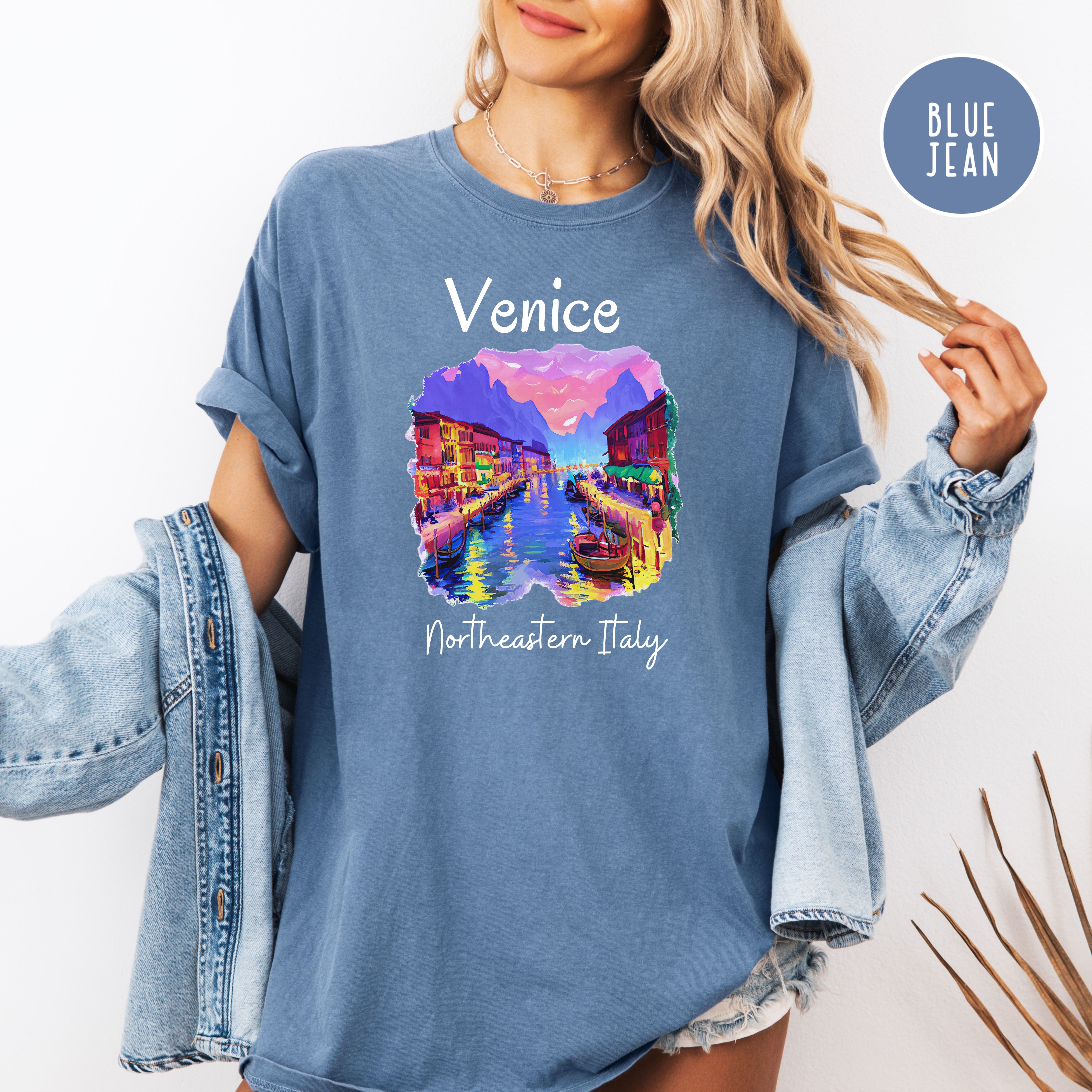 Italy Vacation Gift, Venice Italy Comfort Colors T-Shirt, Venice Gift for Italy Lover