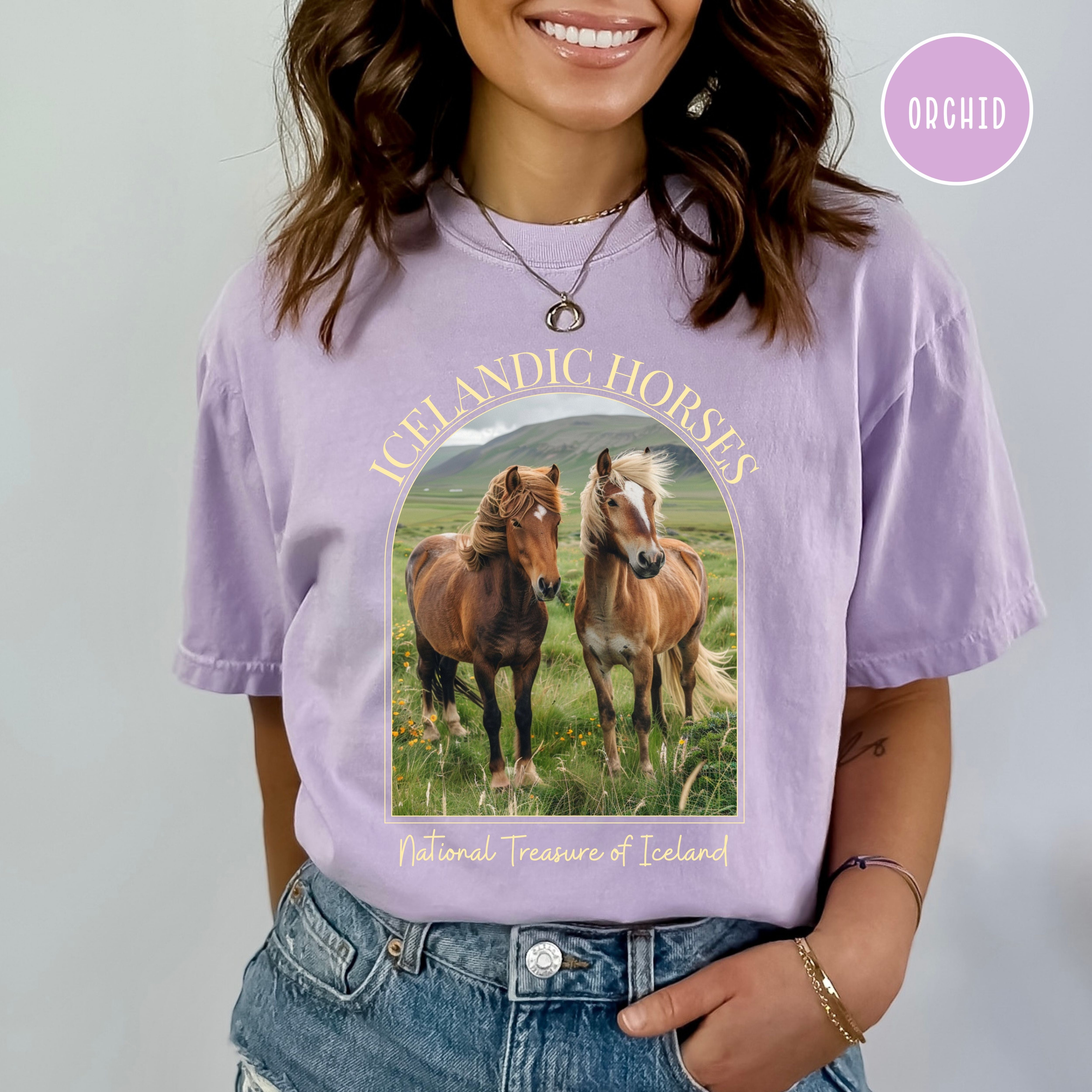 Icelandic Horses Comfort Colors Horse Lover Gift Shirt