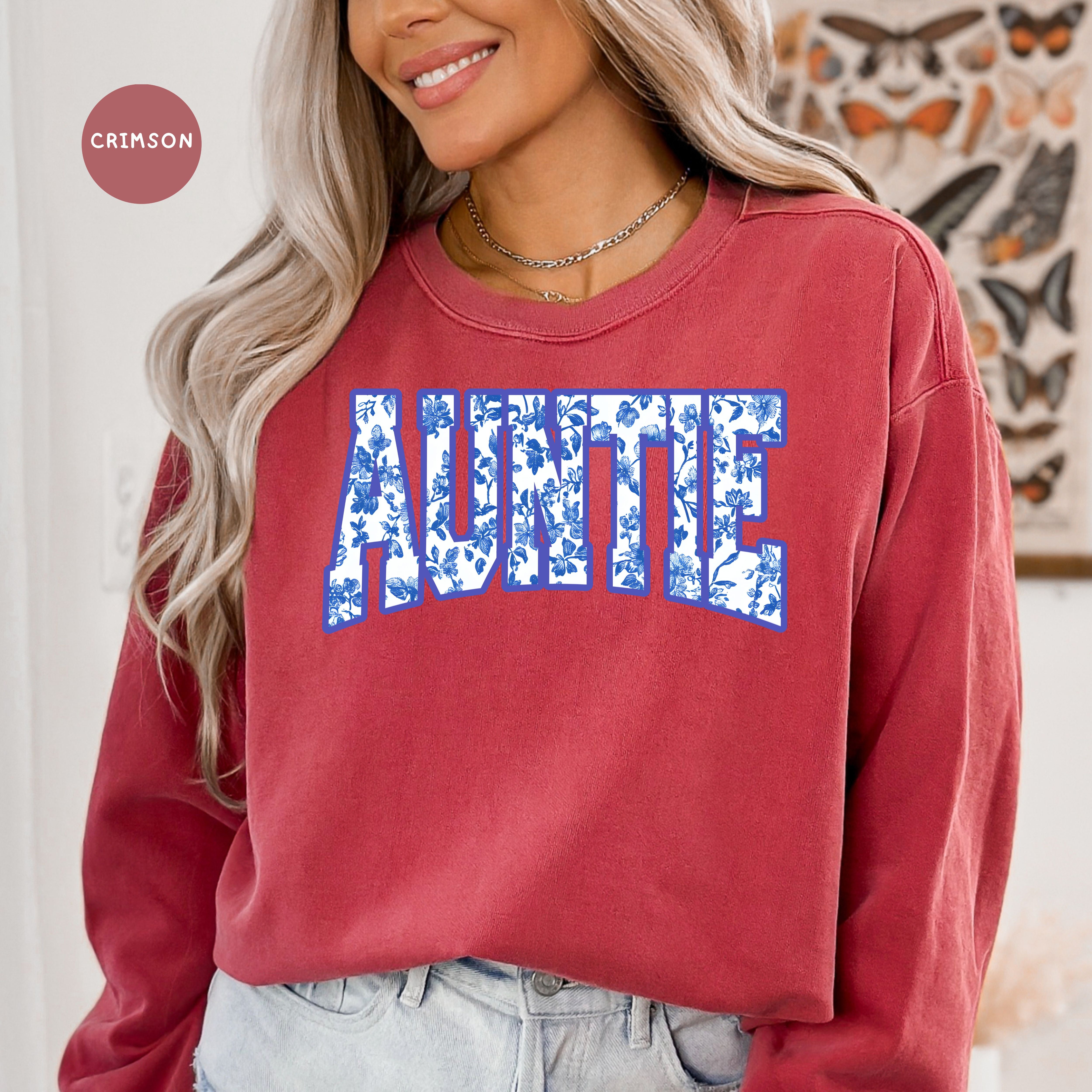 Auntie French Toile Comfort Colors® Sweatshirt