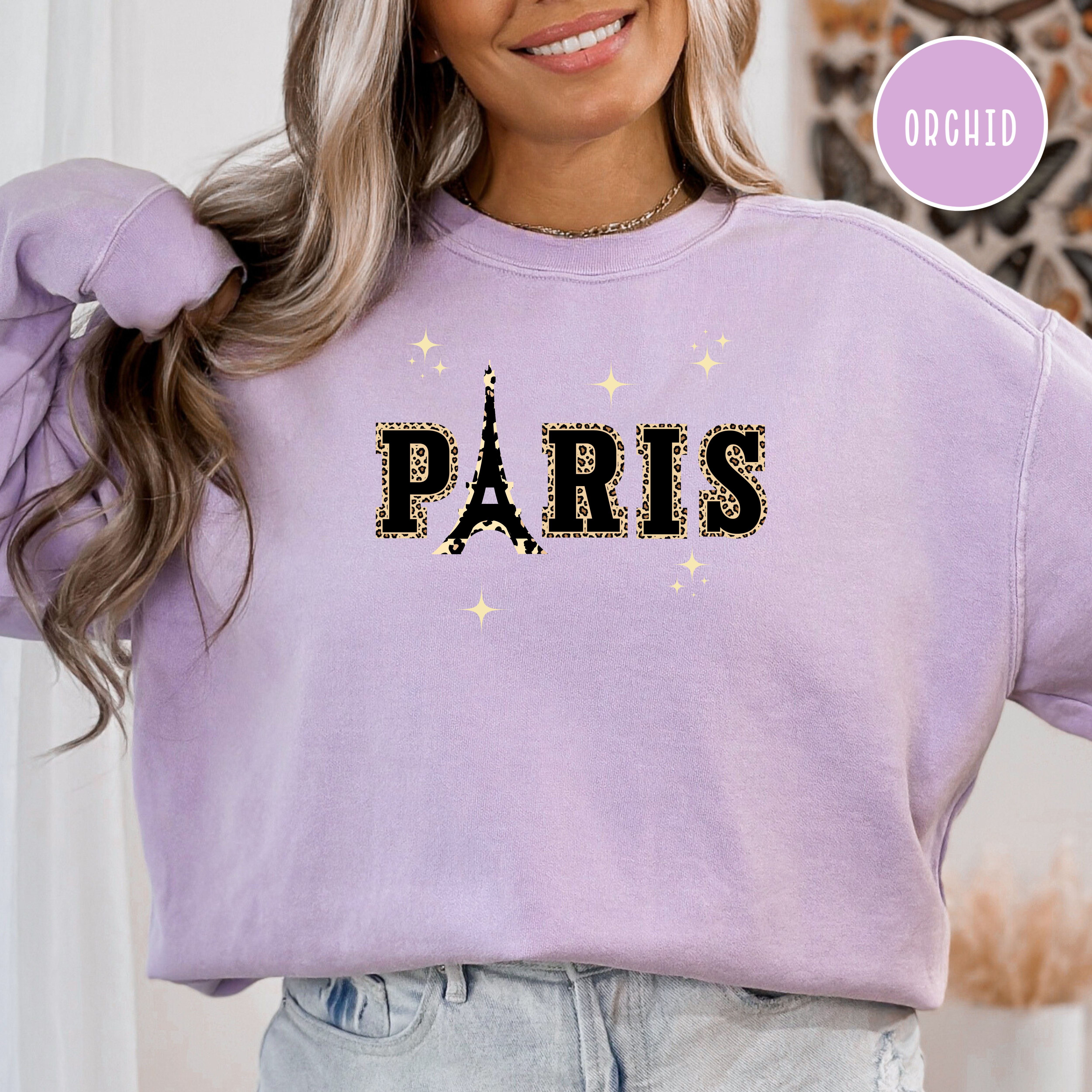 Paris Cheta Comfort Colors® Sweatshirt