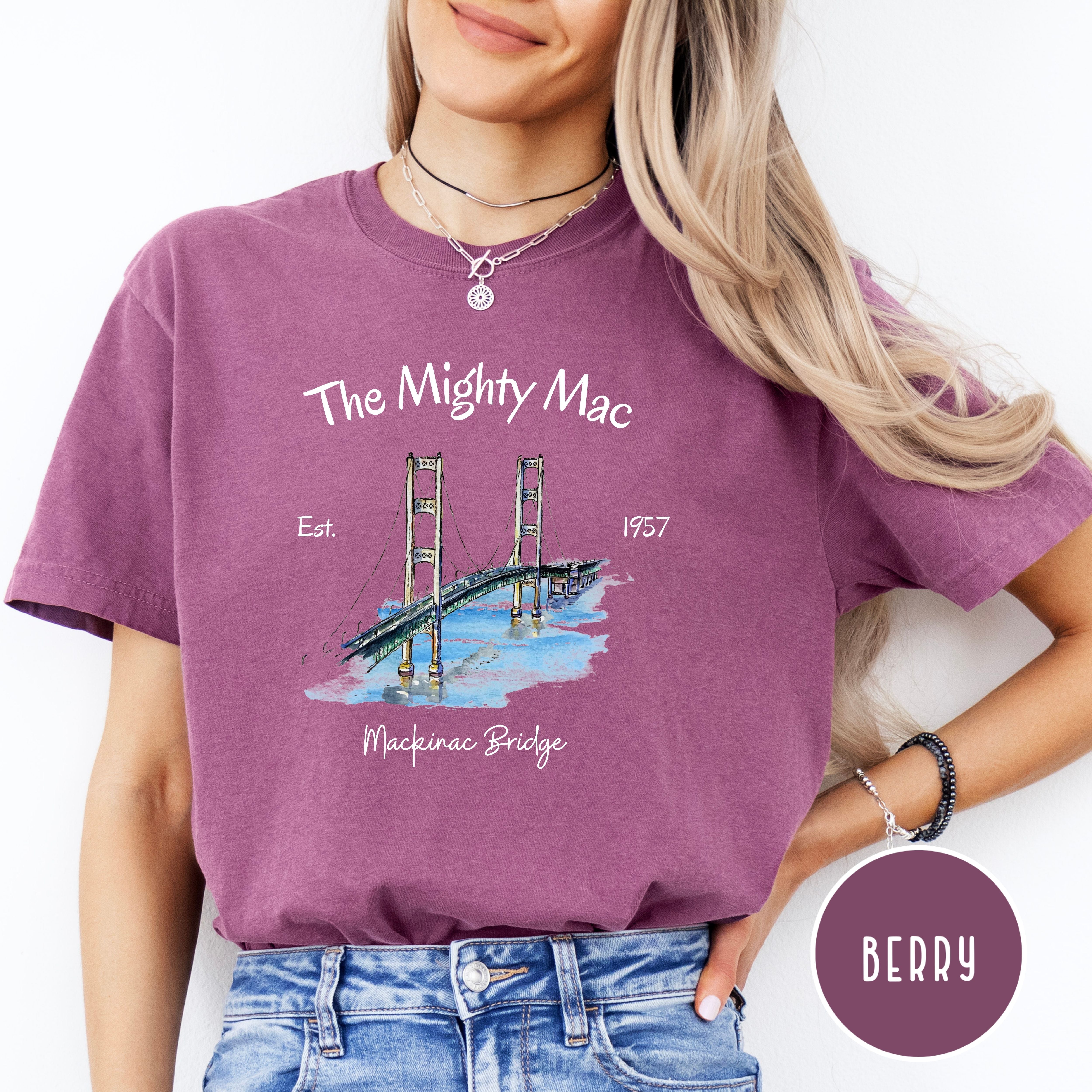 The Mighty Mac Mackinac Bridge Comfort Colors® Tee