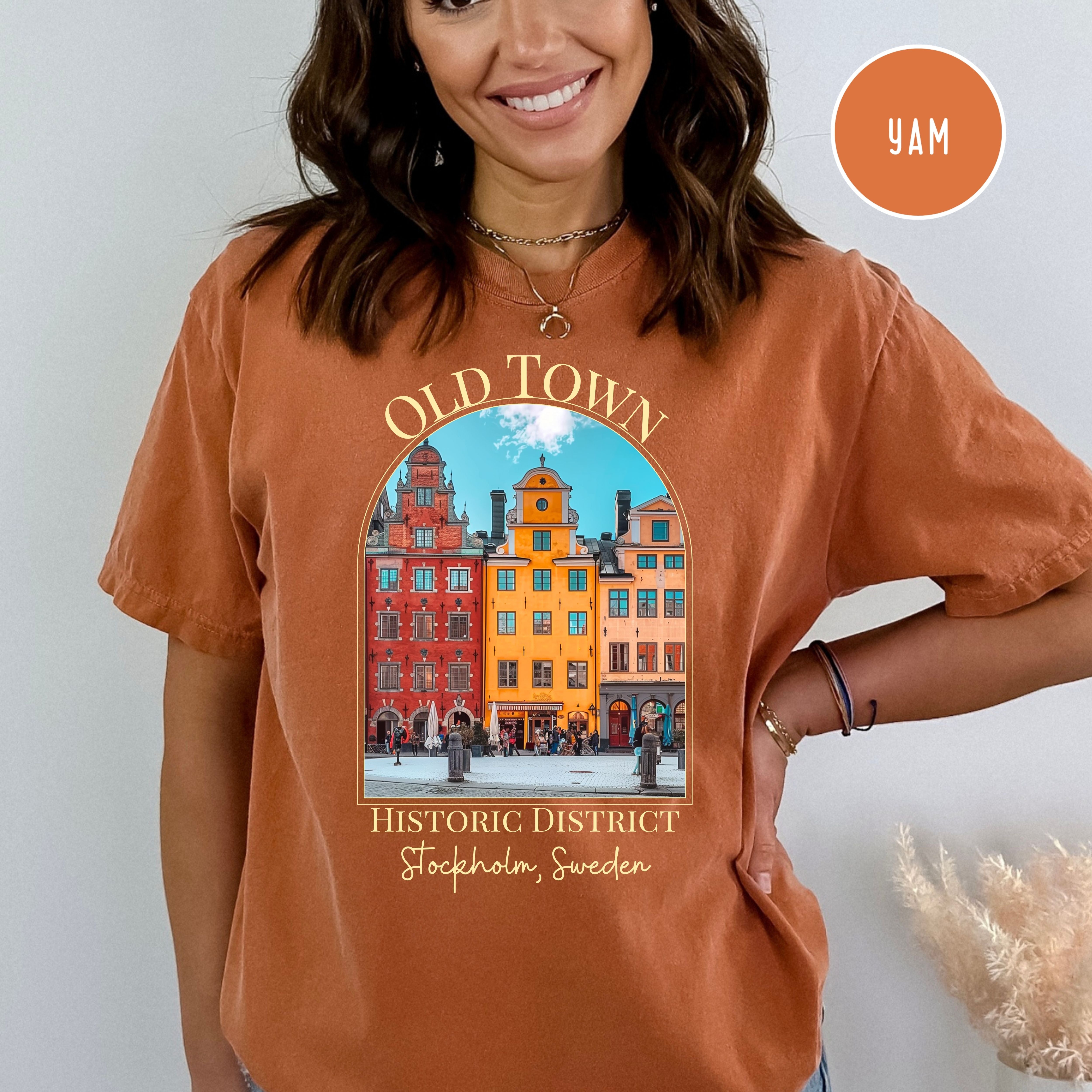Old Town Stockholm Sweden Comfort Colors® Tee