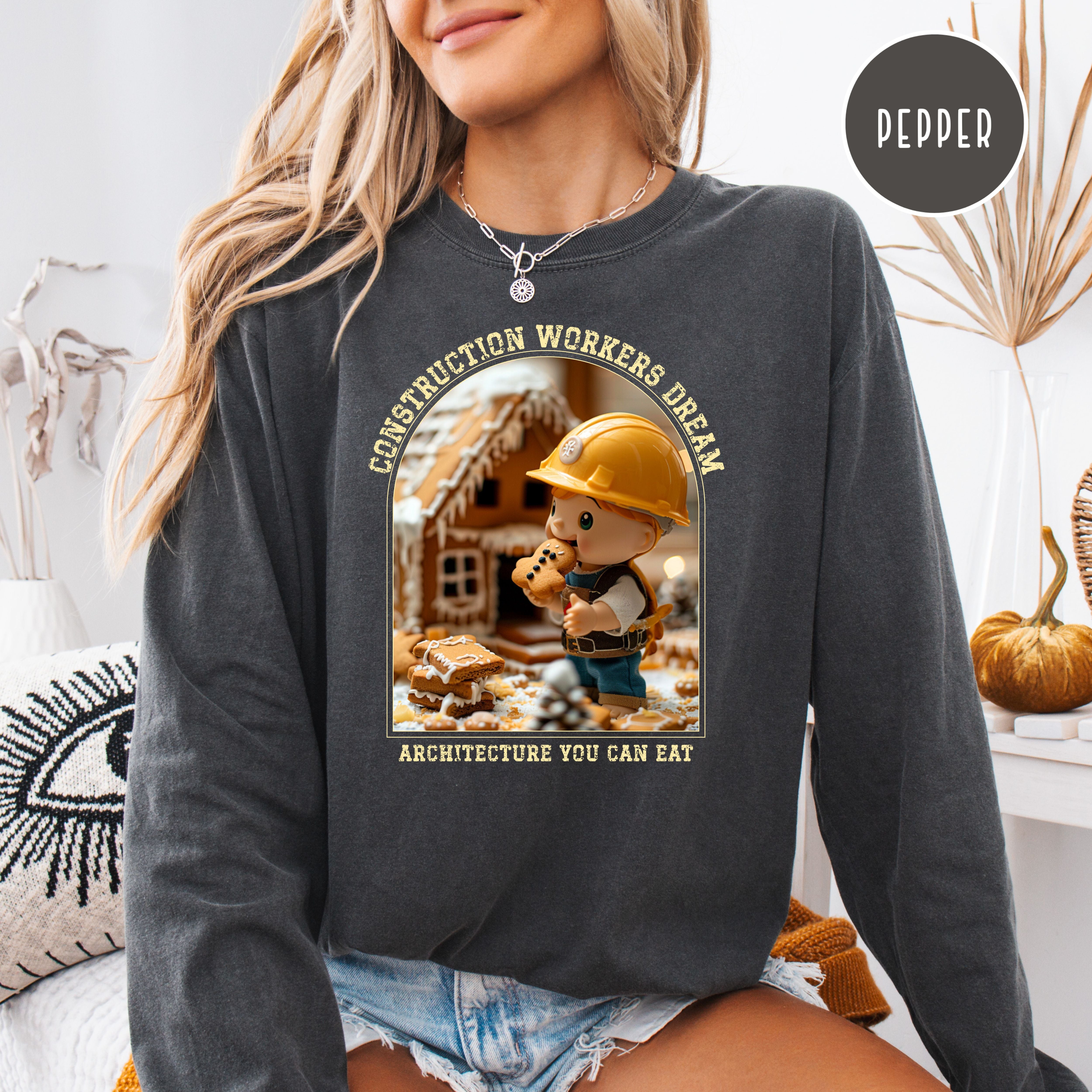 Funny Gingerbread House Contest Unisex Comfort Colors Long Sleeve Shirt