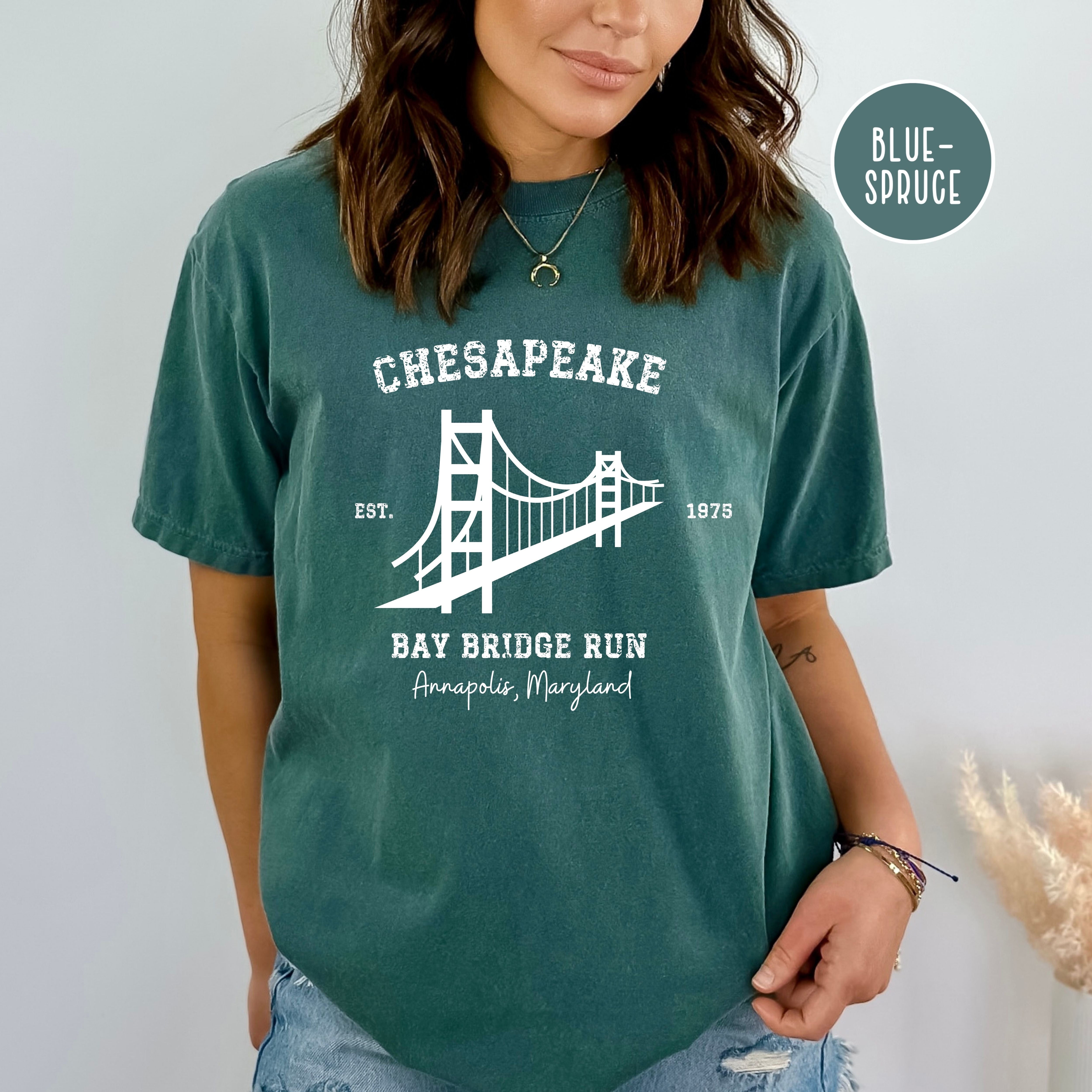 Bay Bridge Run Grunge Style Comfort Colors® Tee