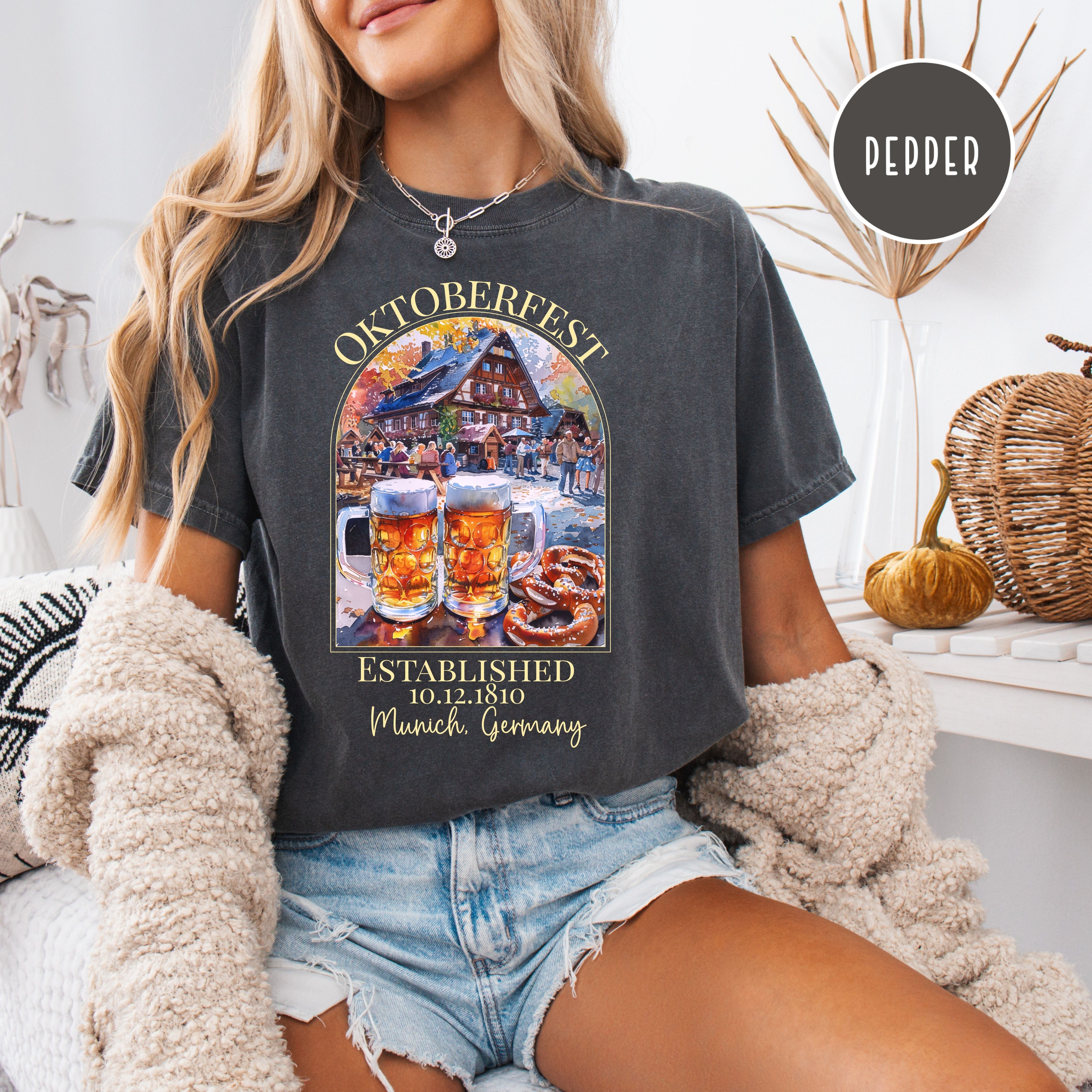 Oktoberfest Celebration Comfort Colors Tee Shirt