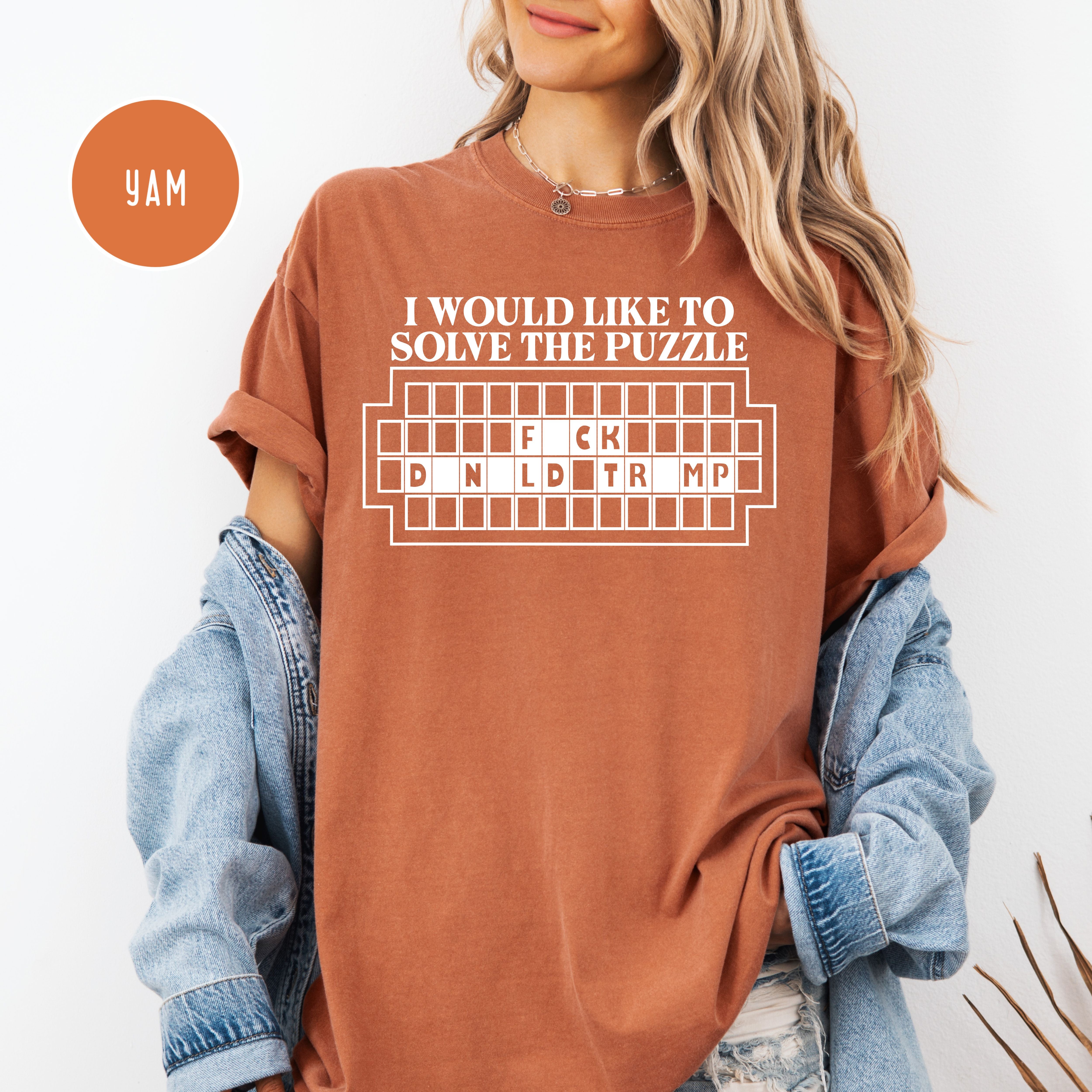 Anti Trump Wheel of Fortune Shirt