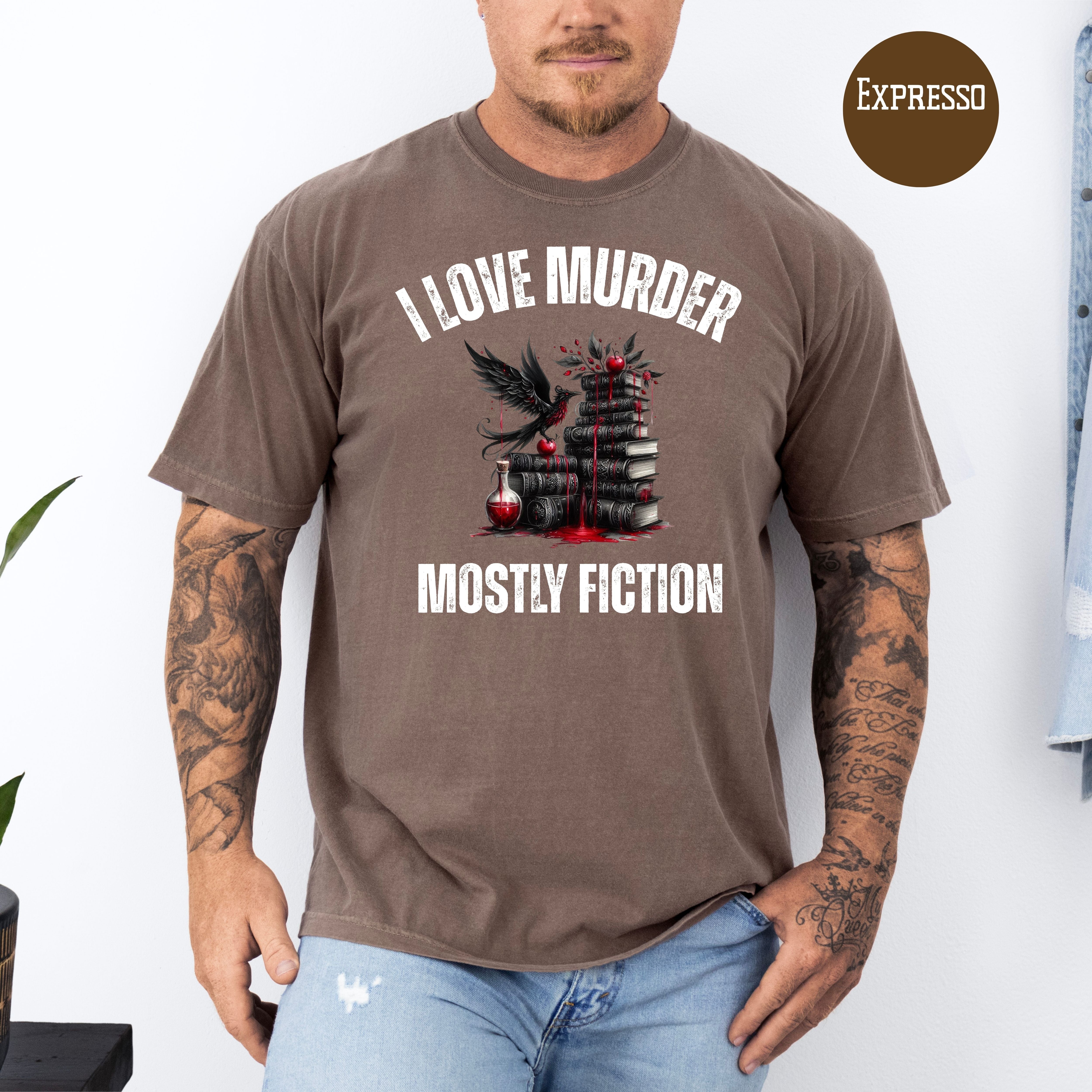 Murder Mystery Book Lover Unisex Comfort Colors T-Shirt