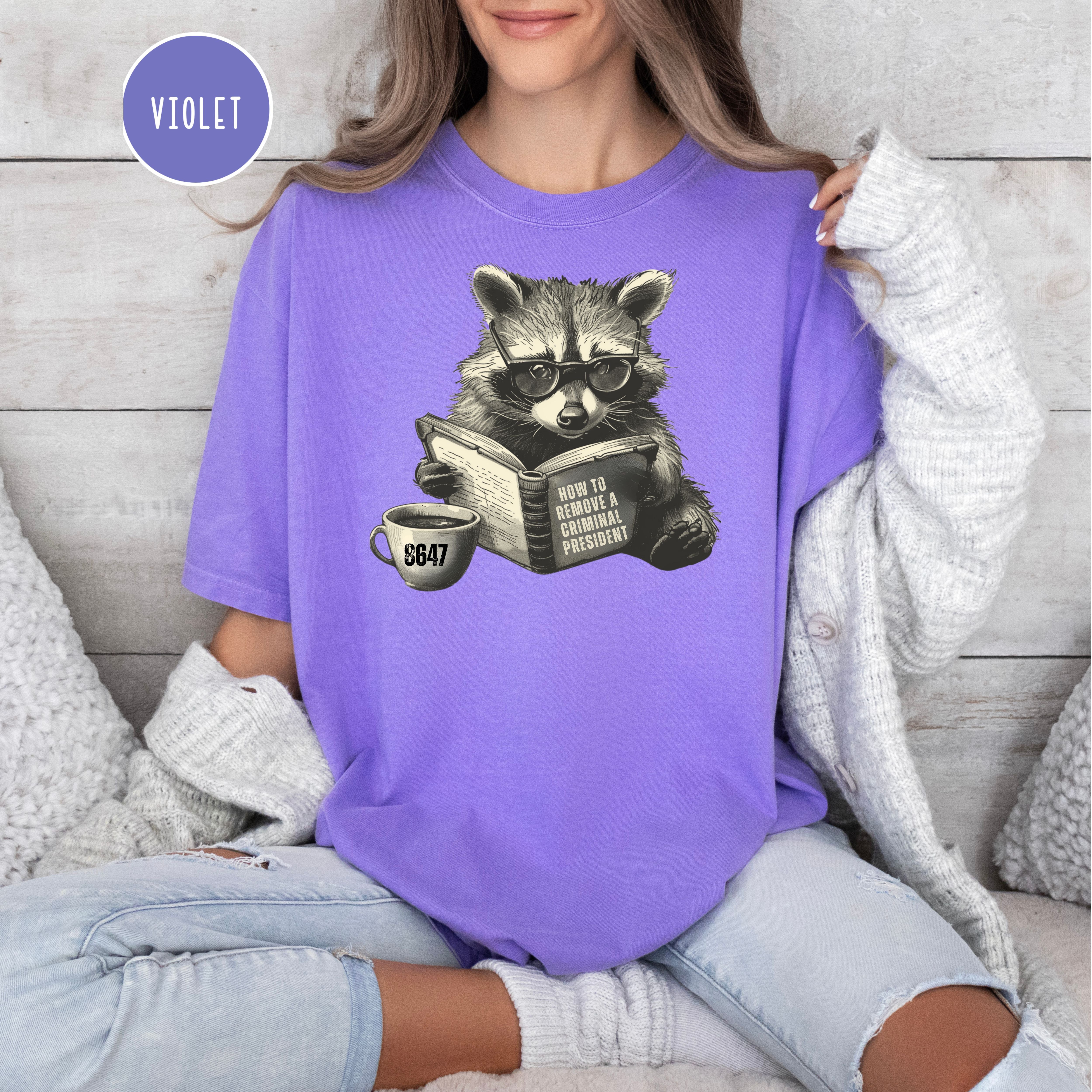 Subtle Fuck Trump 8647 Comfort Colors Anti-Trump Tee