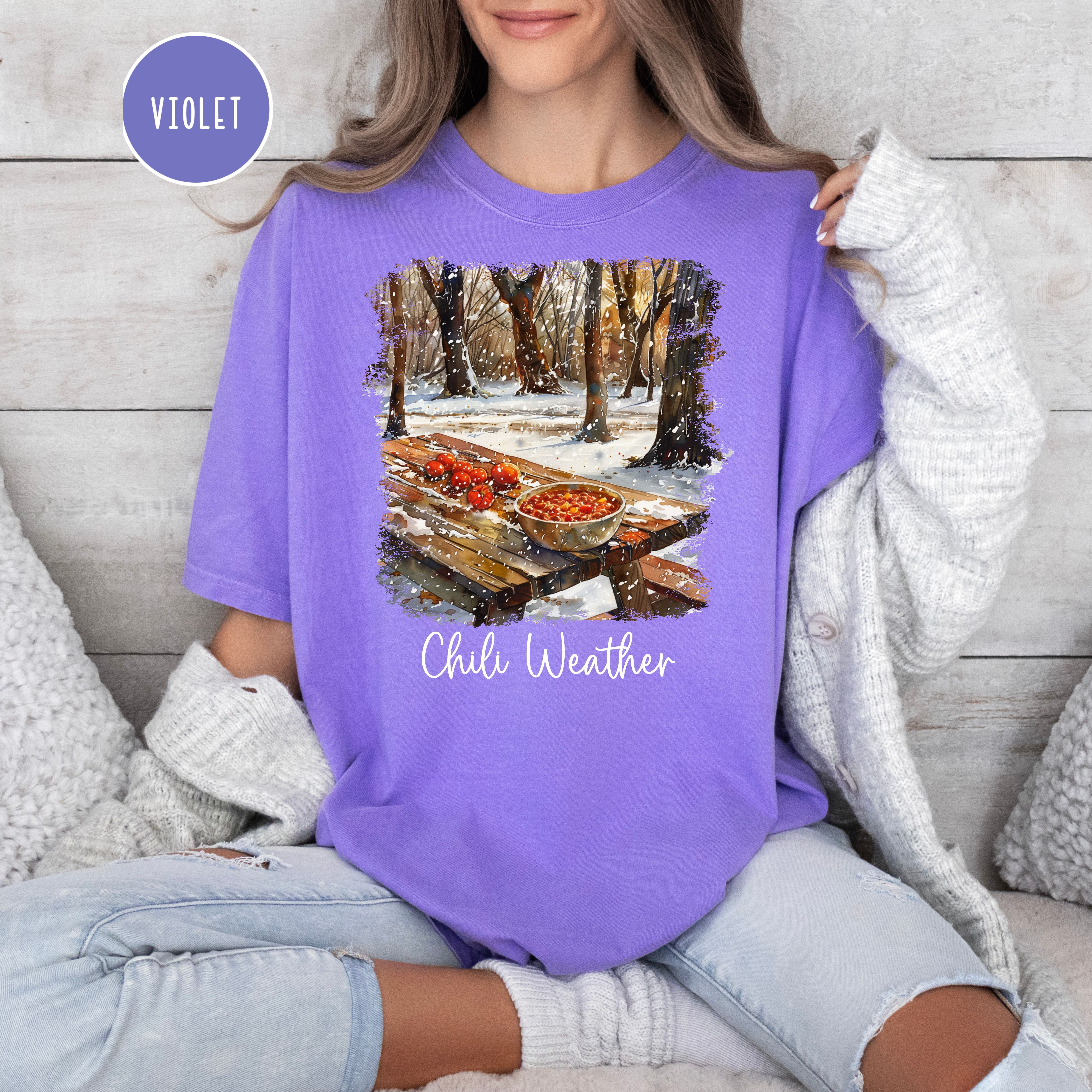 Chili Weather Comfort Colors Tee