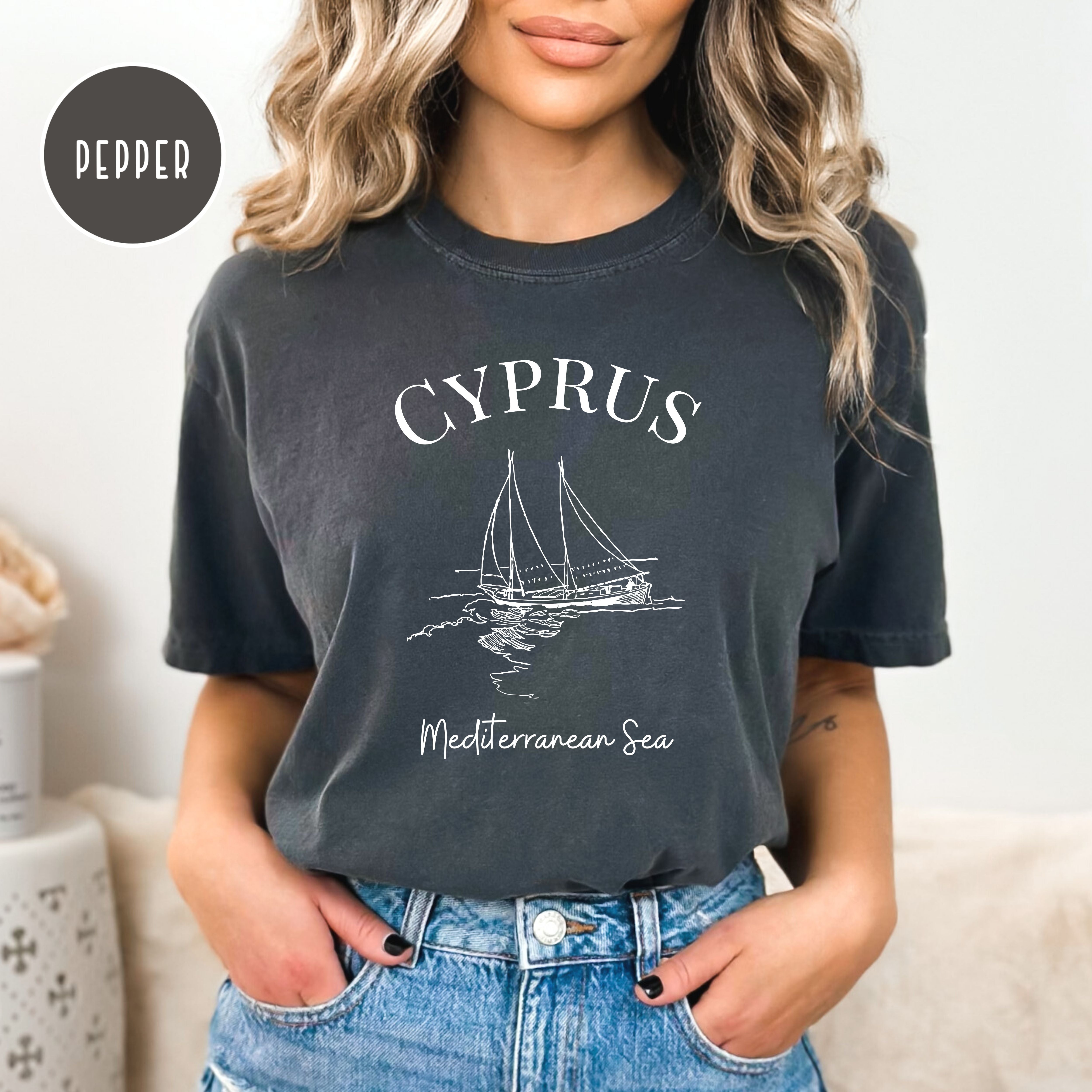Cyprus Island Sailing Comfort Colors® Tee