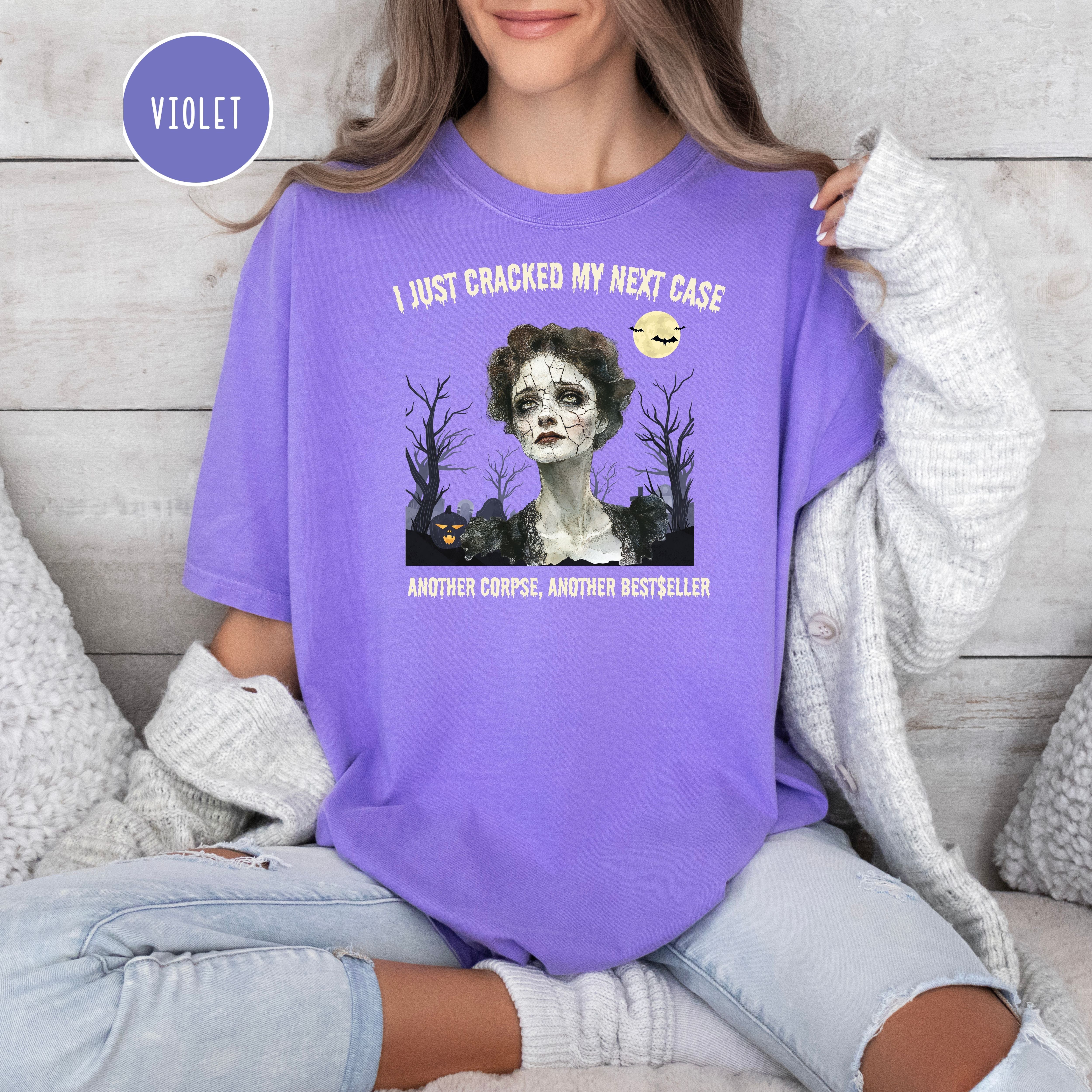 Murder Mystery Writer Halloween Comfort Colors Tee