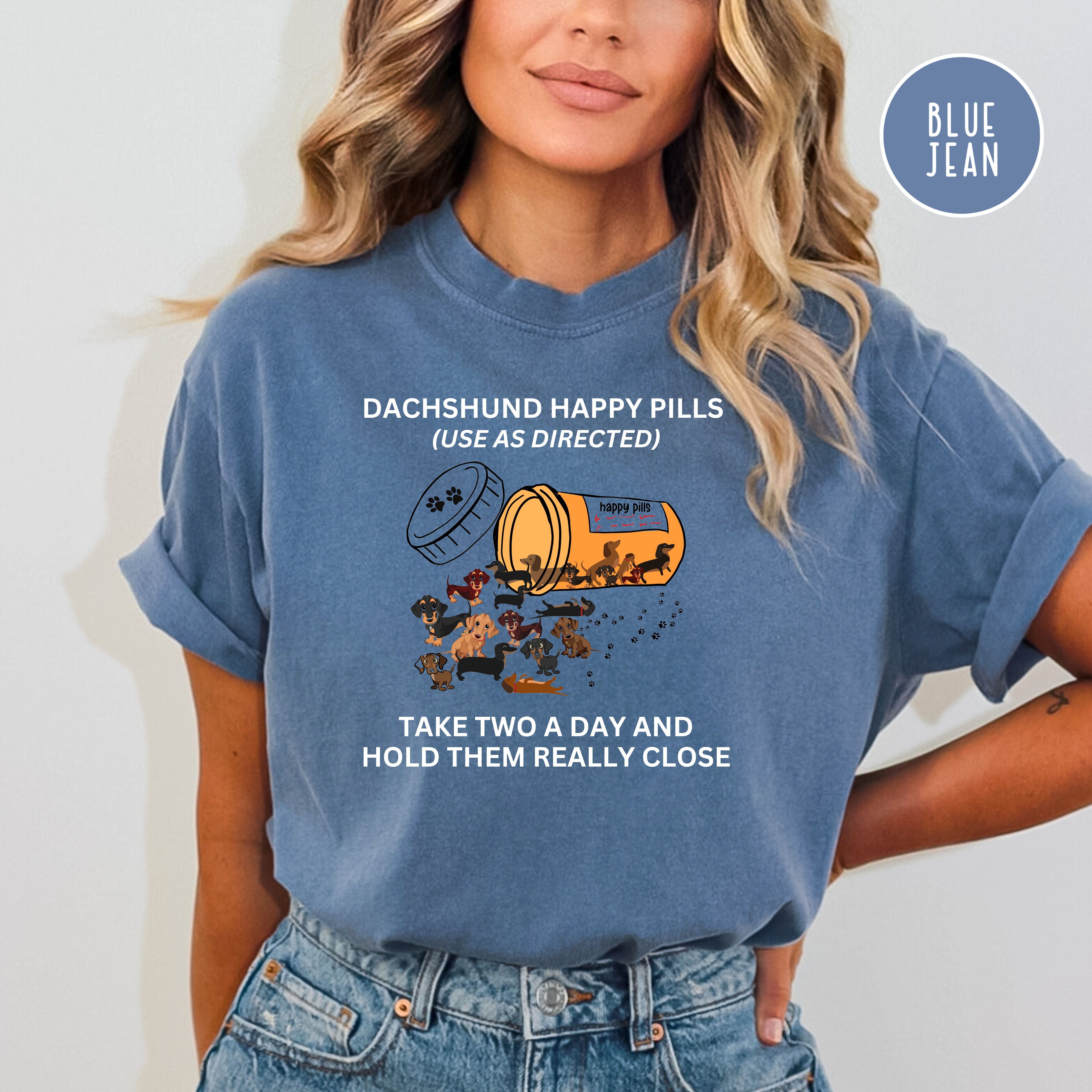 Dachshund Happy Pills Comfort Colors® Tee