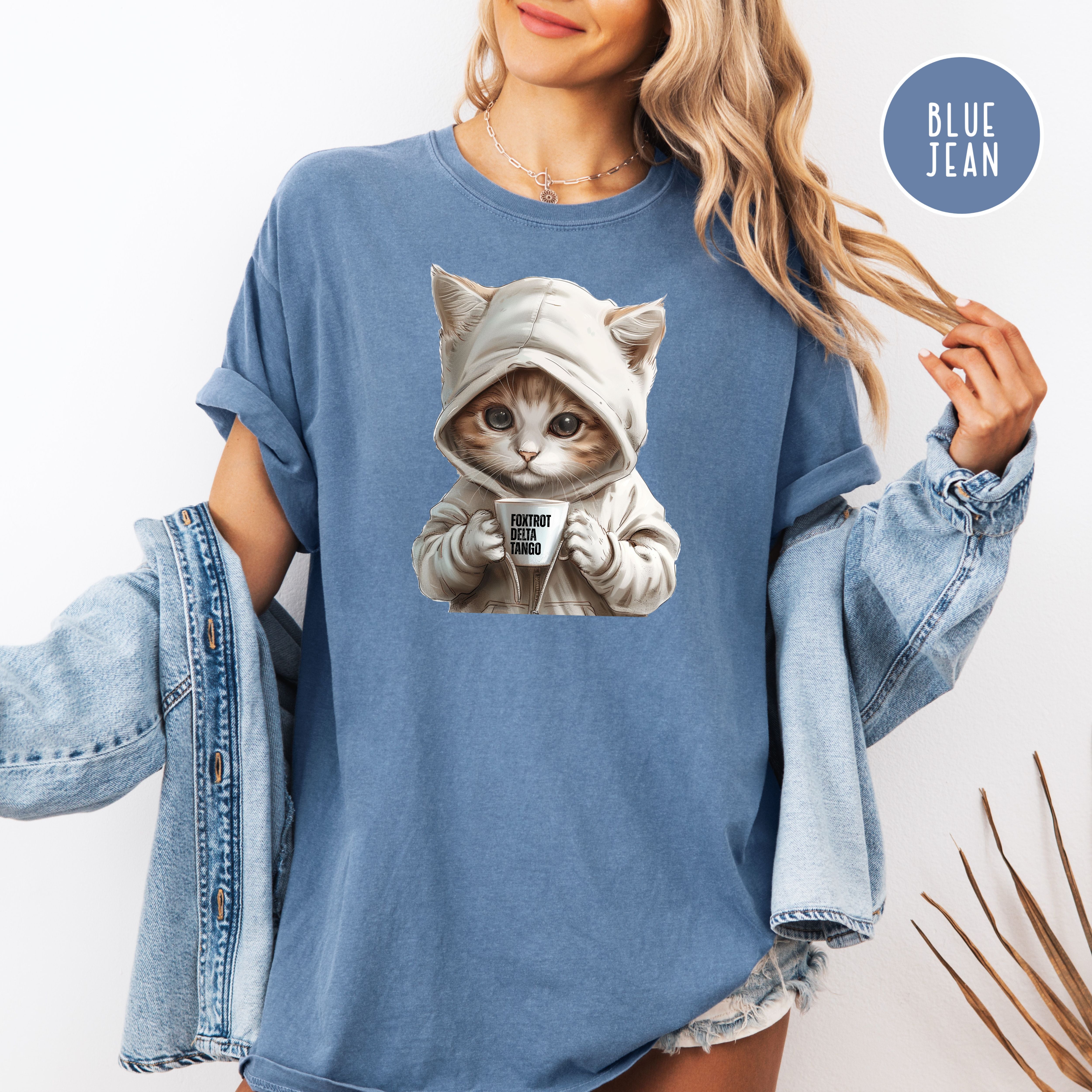 Anti-Trump Cat Lover Comfort Colors Foxtrot Delta Tango Political Protest Tee