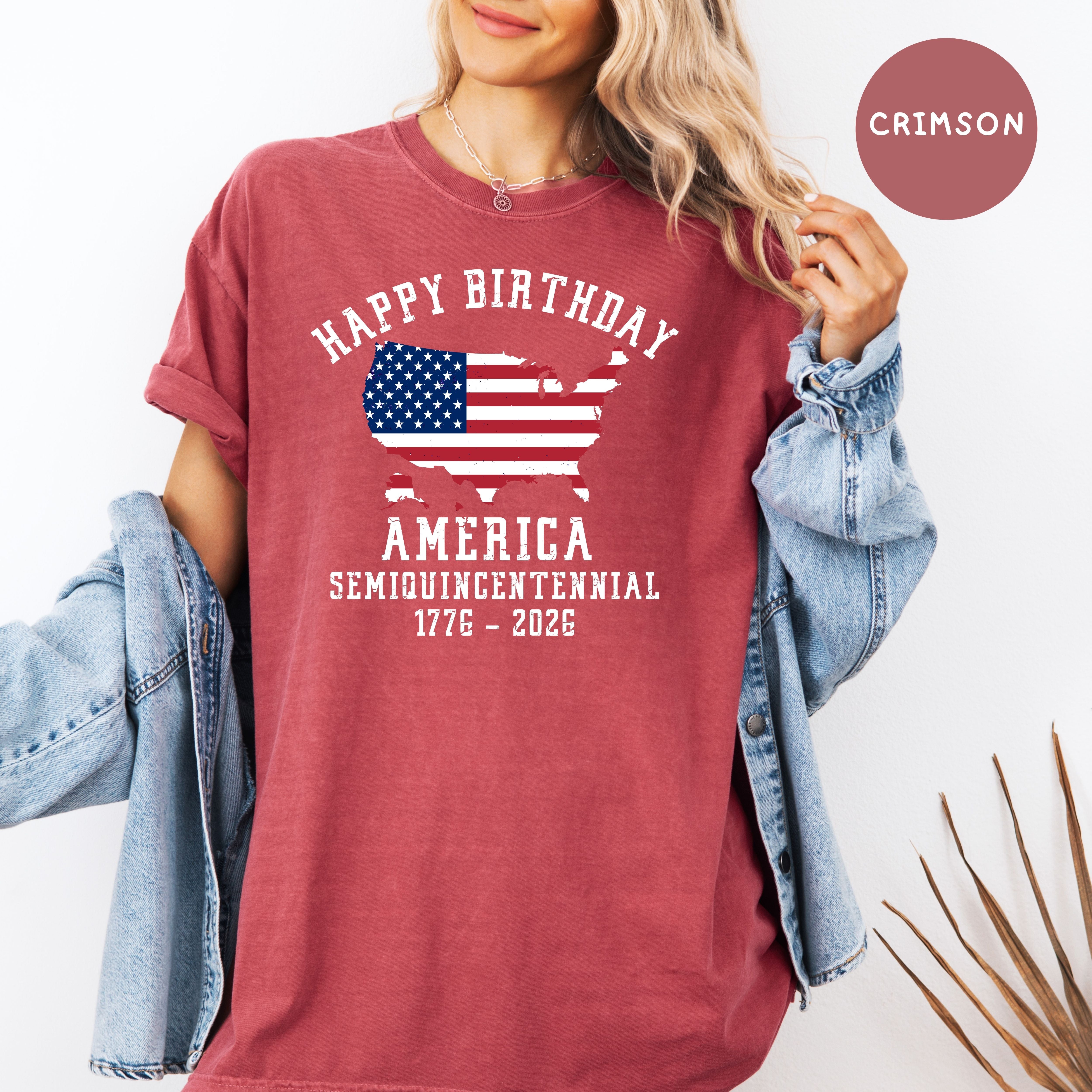 Patriotic 4th of July Semiquincentennial 250 Anniversary of America Comfort Colors T-Shirt