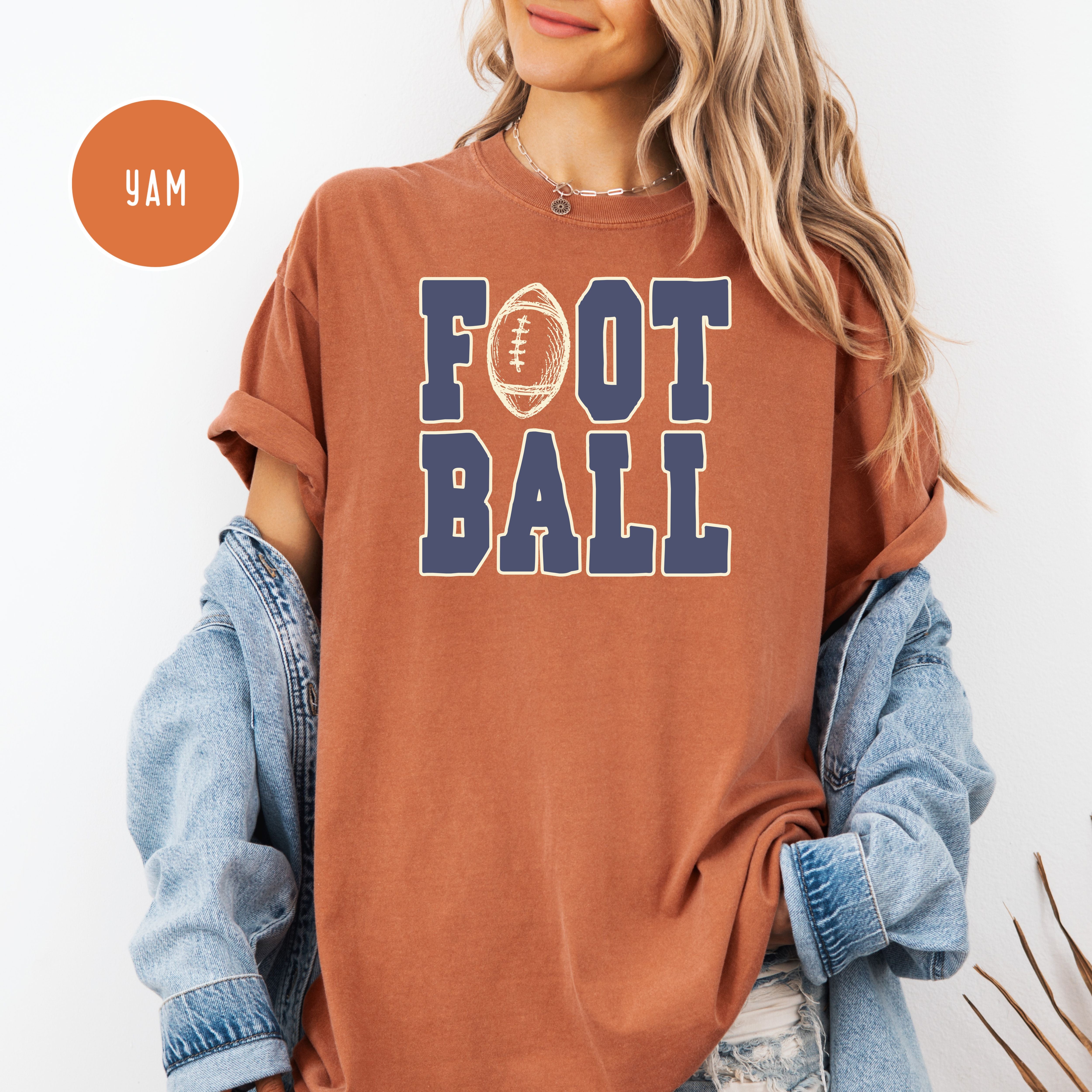 Football Comfort Colors Unisex Gift Shirt for Football Fan