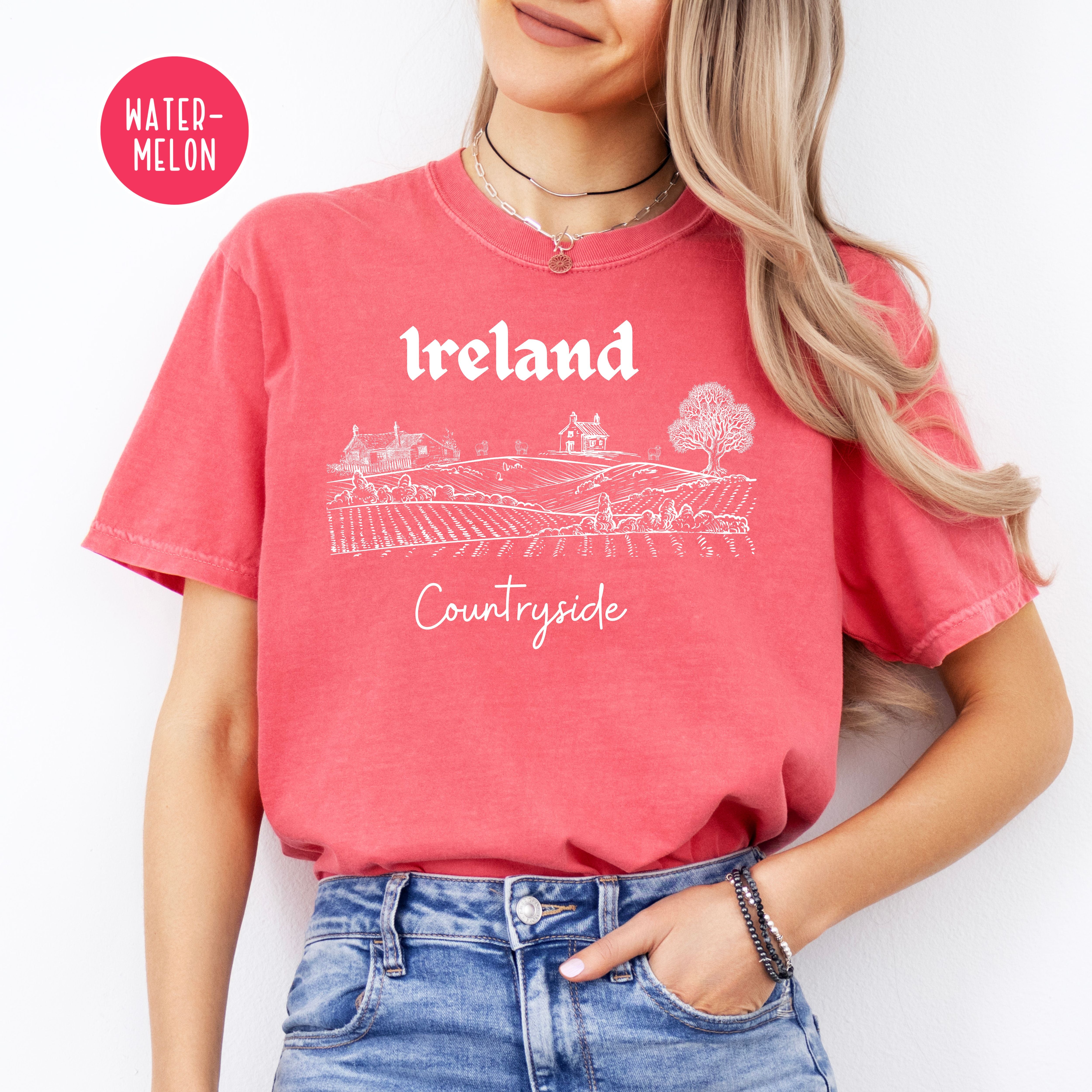 Ireland Tee, Irish Countryside Comfort Colors® Tee