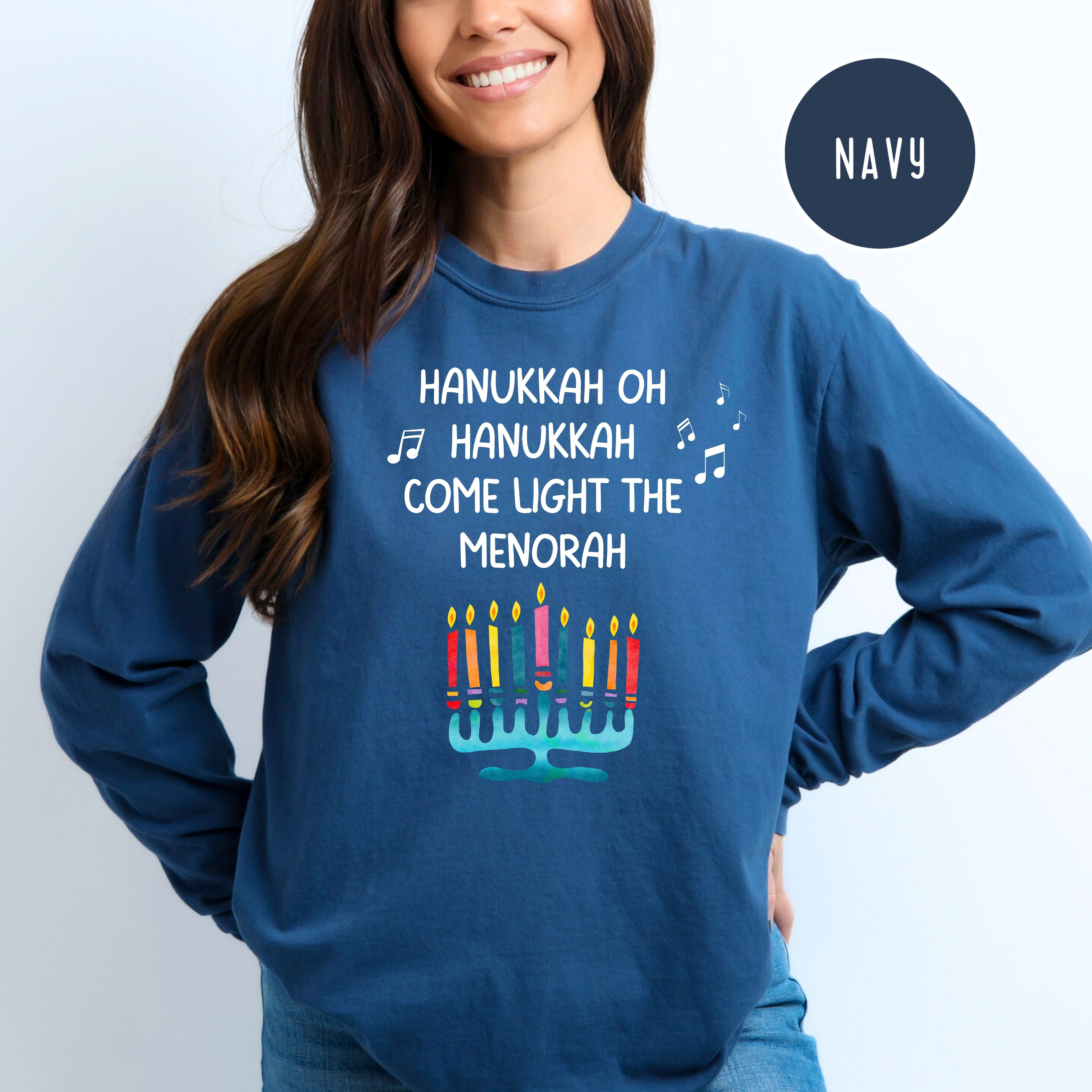 Chanukah Party Comfort Colors® Long Sleeve Tee