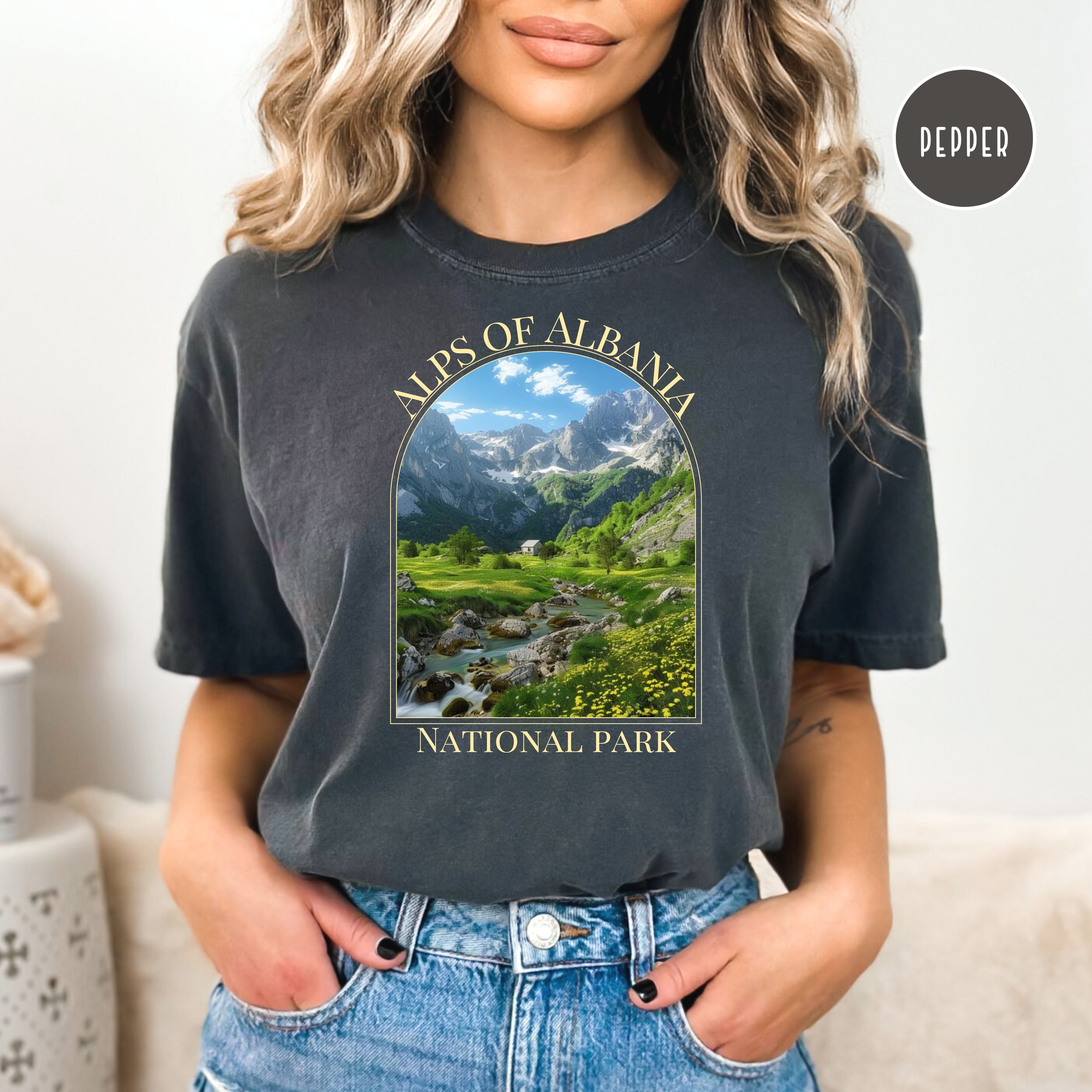 Alps of Albania National Park Comfort Colors® Tee