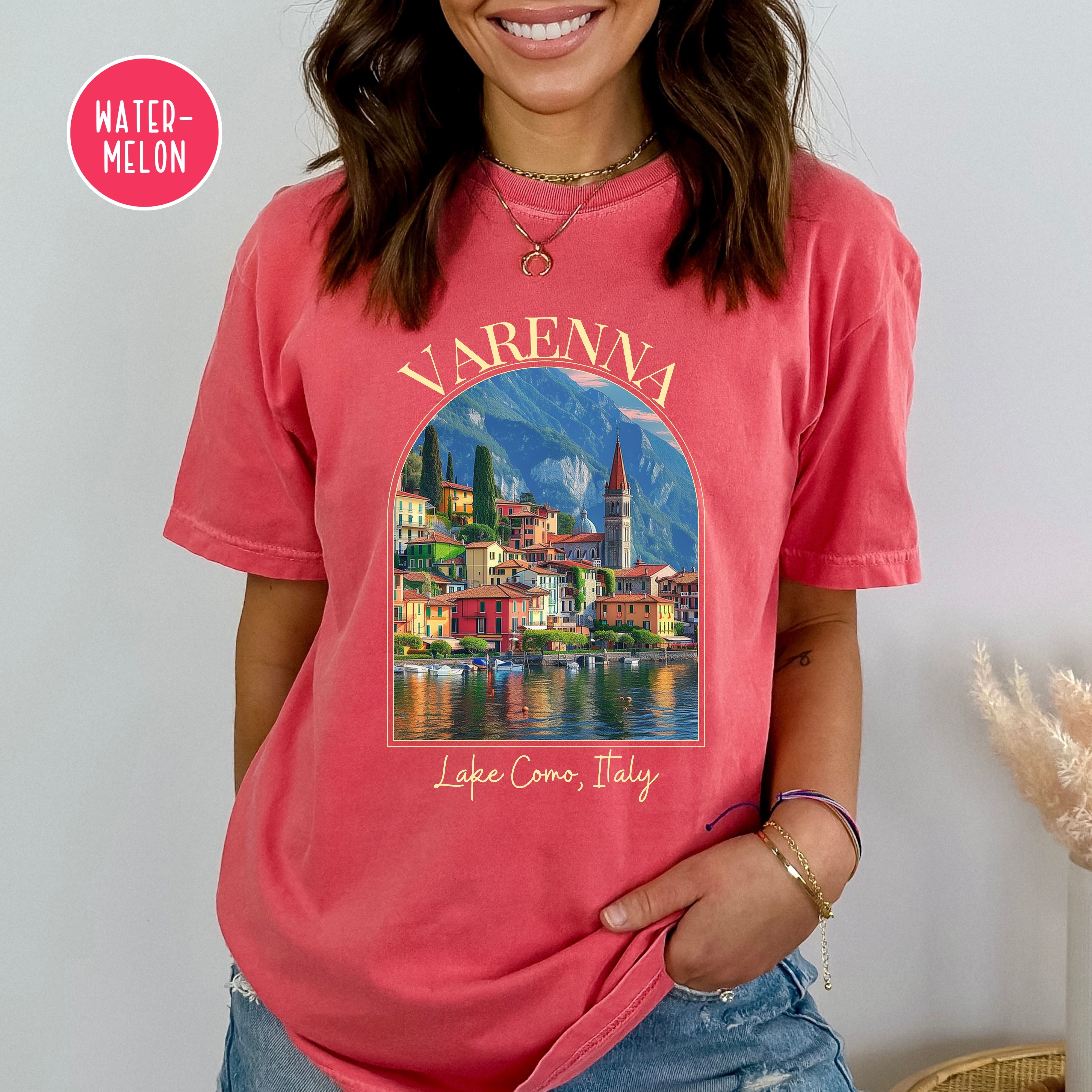 Varenna Lake Como Italy Comfort Colors® Tee