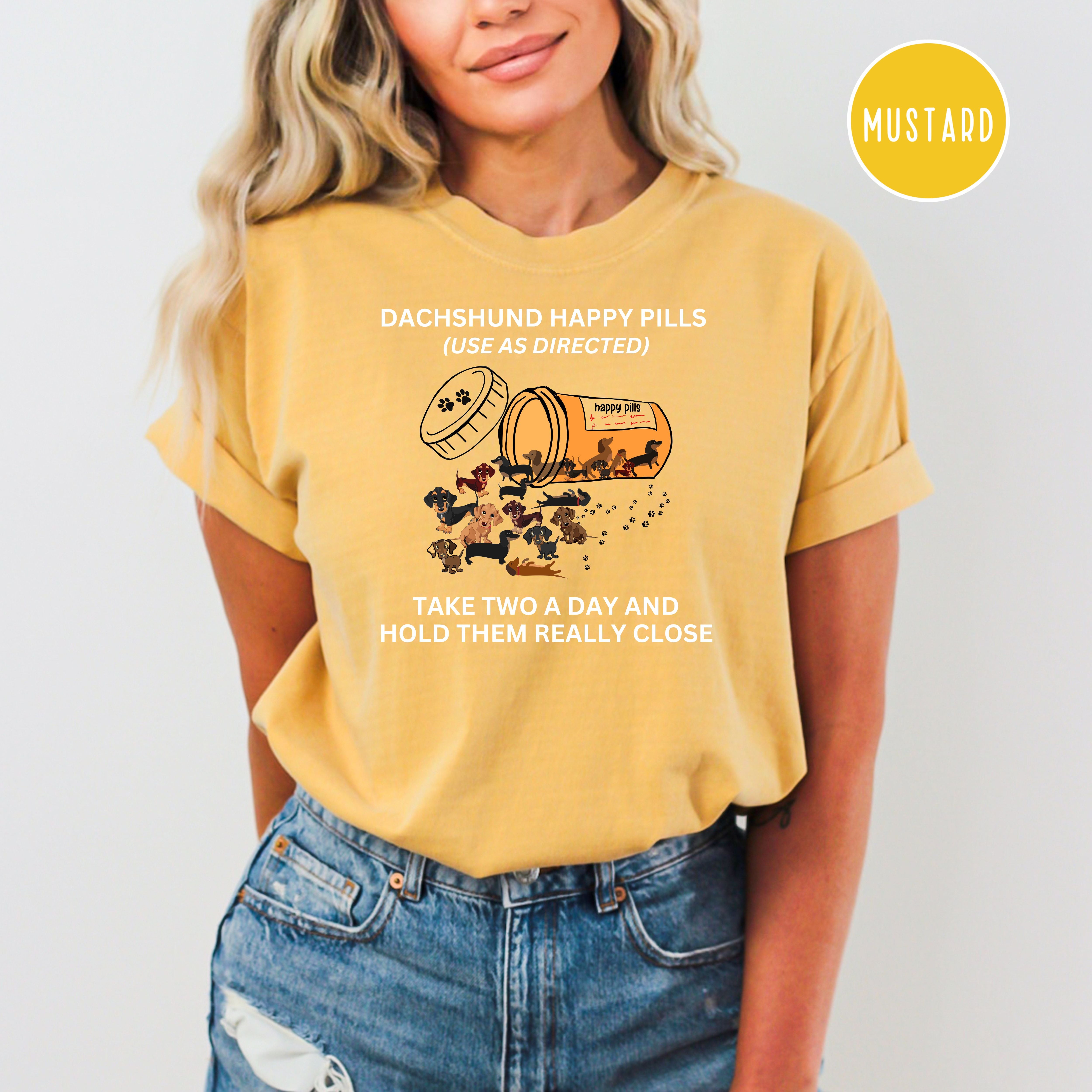 Dachshund Happy Pills Comfort Colors® Tee