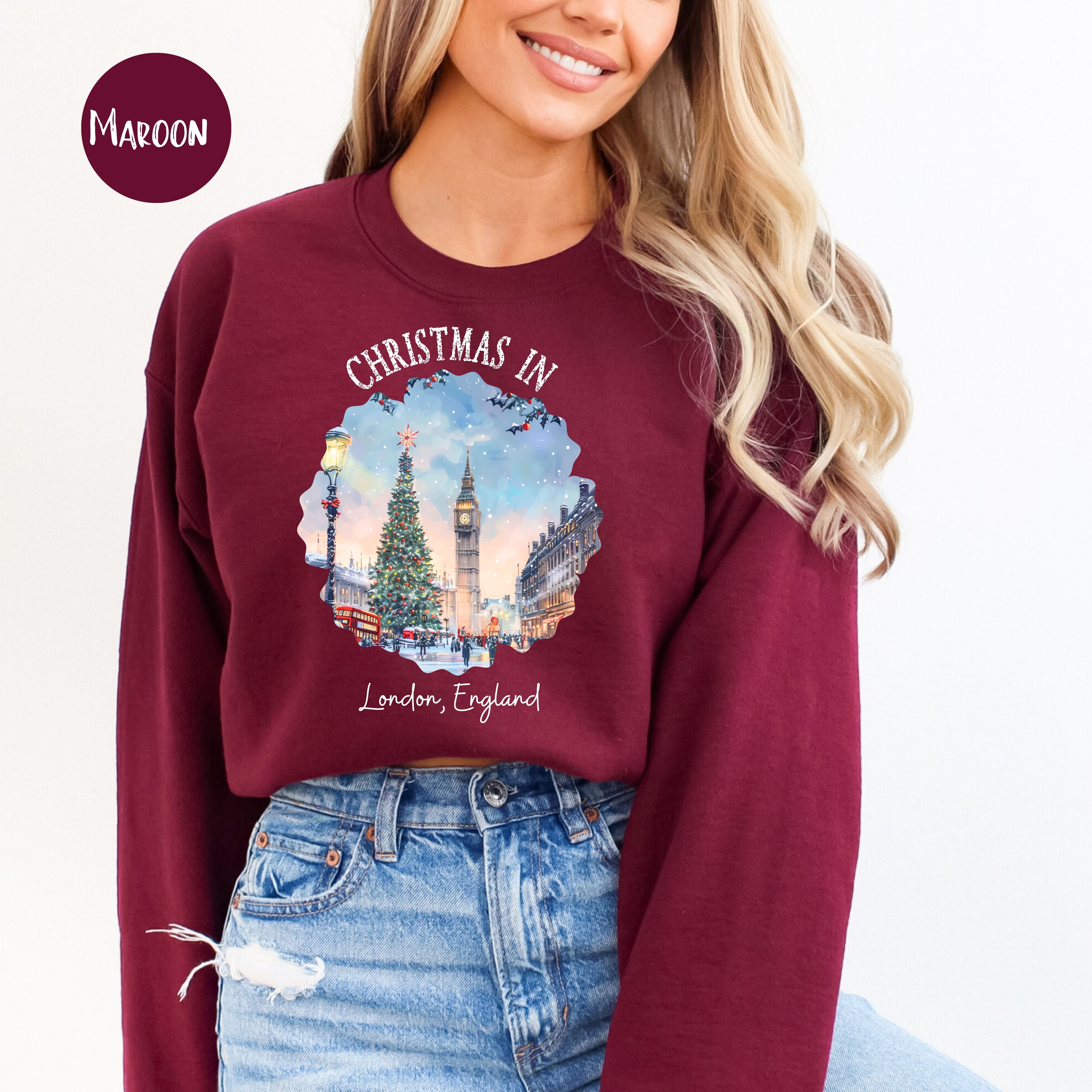 Christmas in London Unisex Sweatshirt