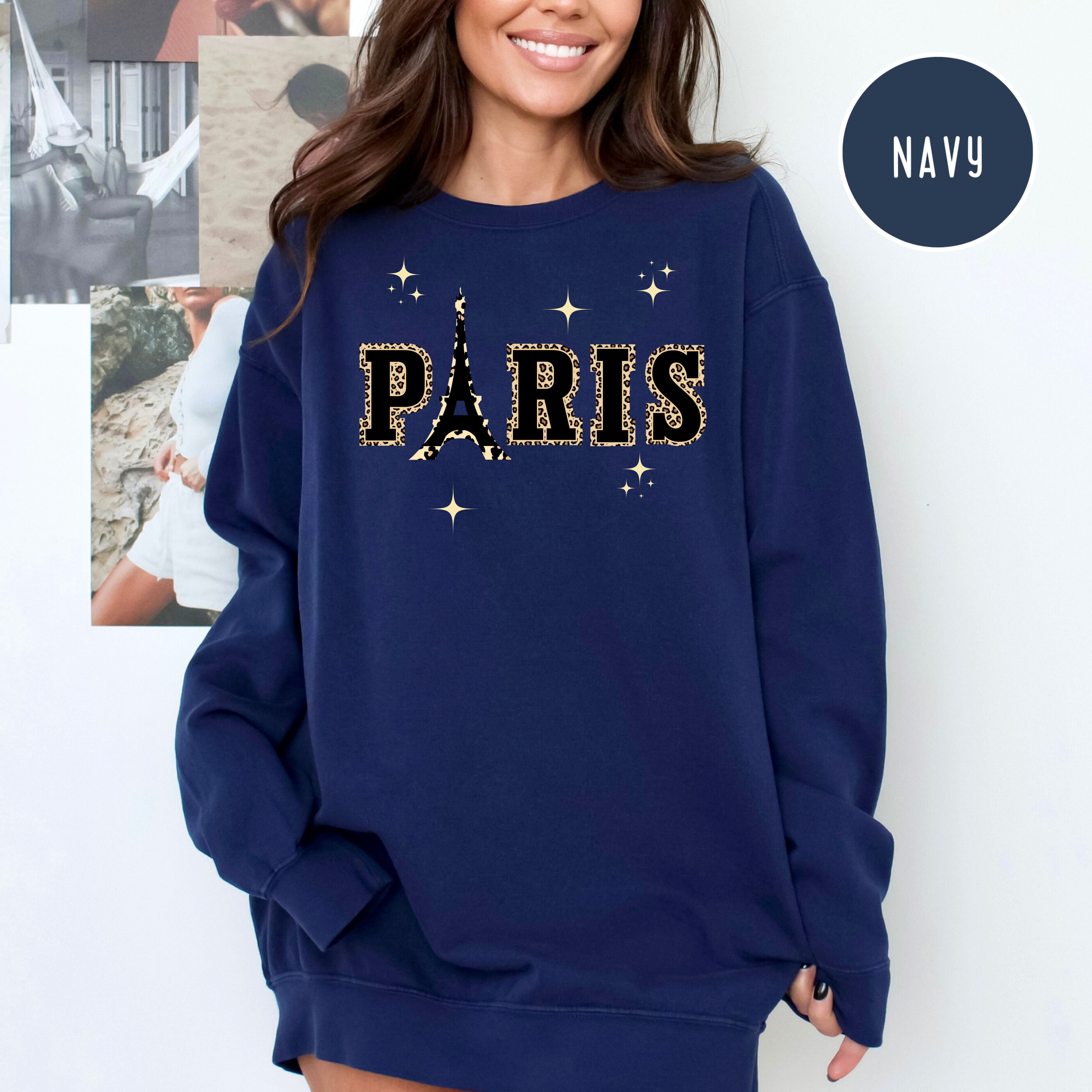 Paris Cheta Comfort Colors® Sweatshirt