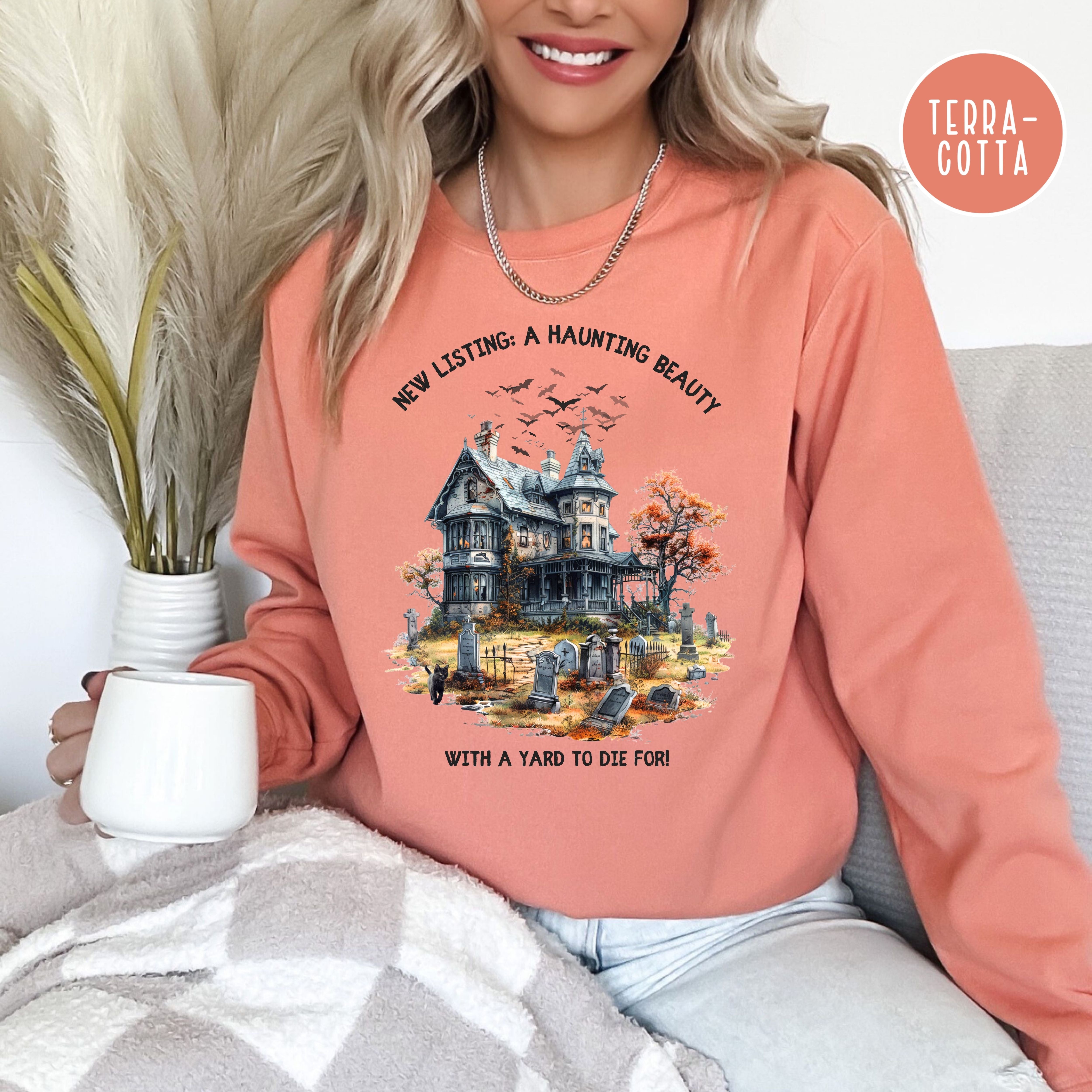 Real Estate Agent Halloween Comfort Colors® Sweatshirt