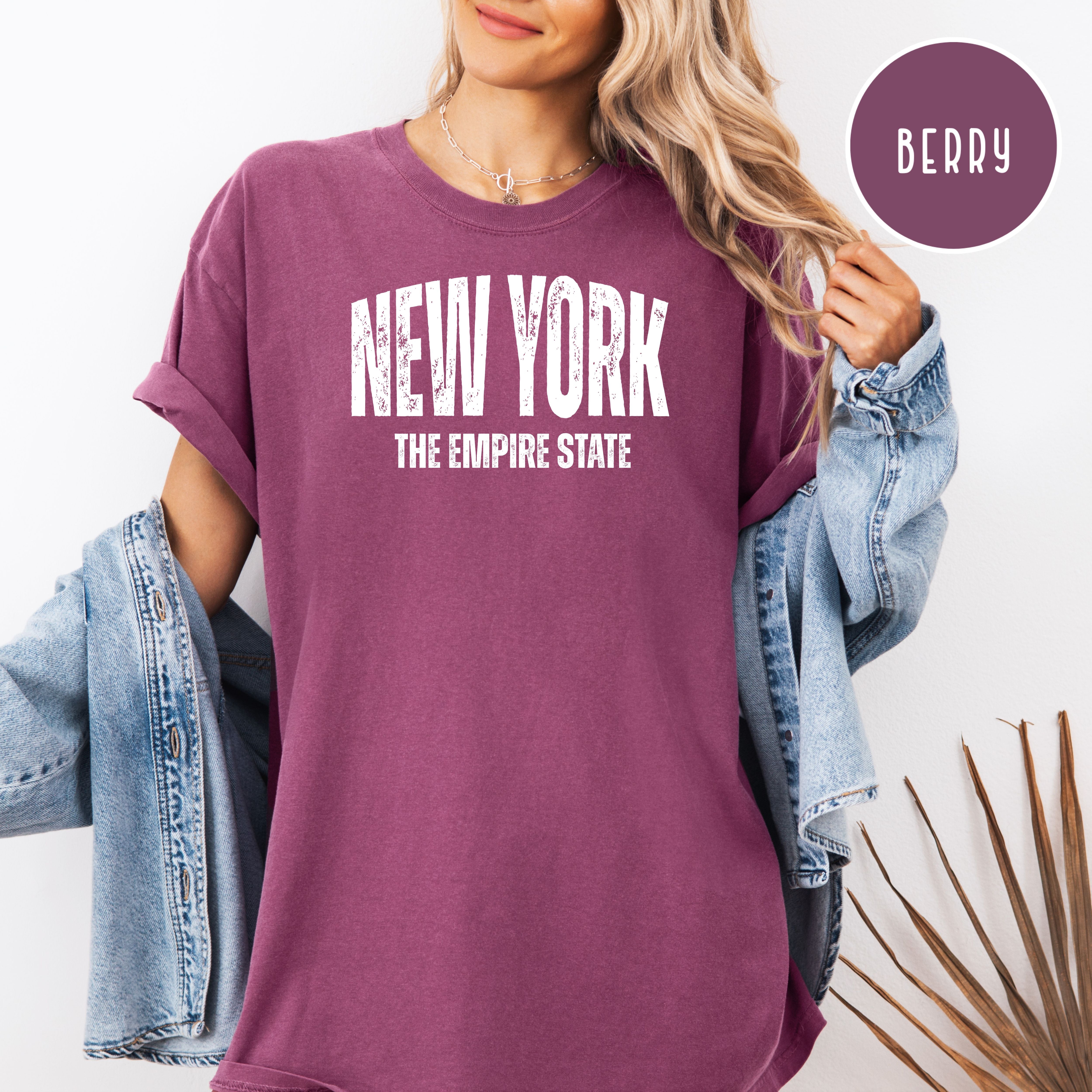 New York The Empire State Grunge Style Unisex Comfort Colors T-Shirt