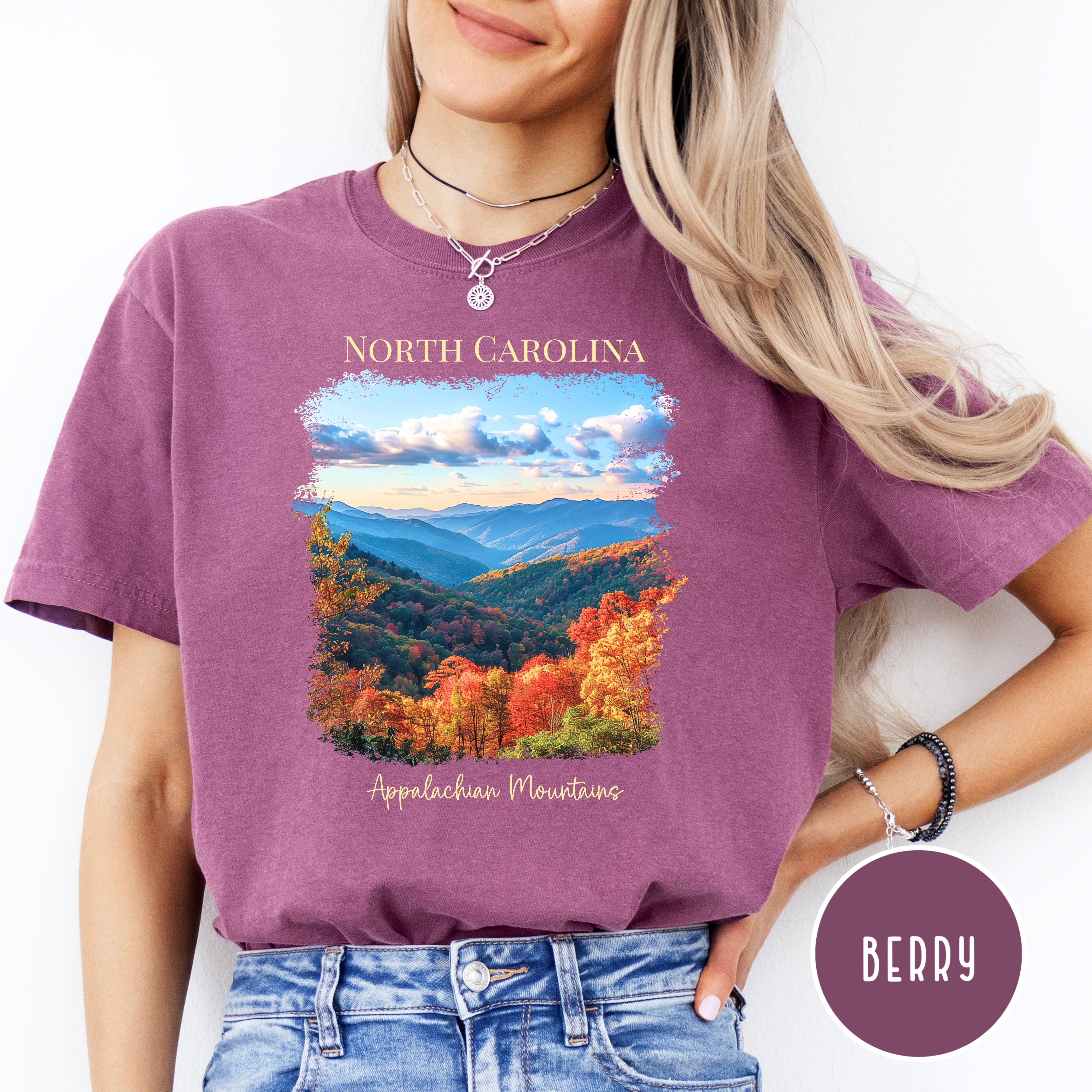 North Carolina Appalachian Mountains Comfort Colors® Tee