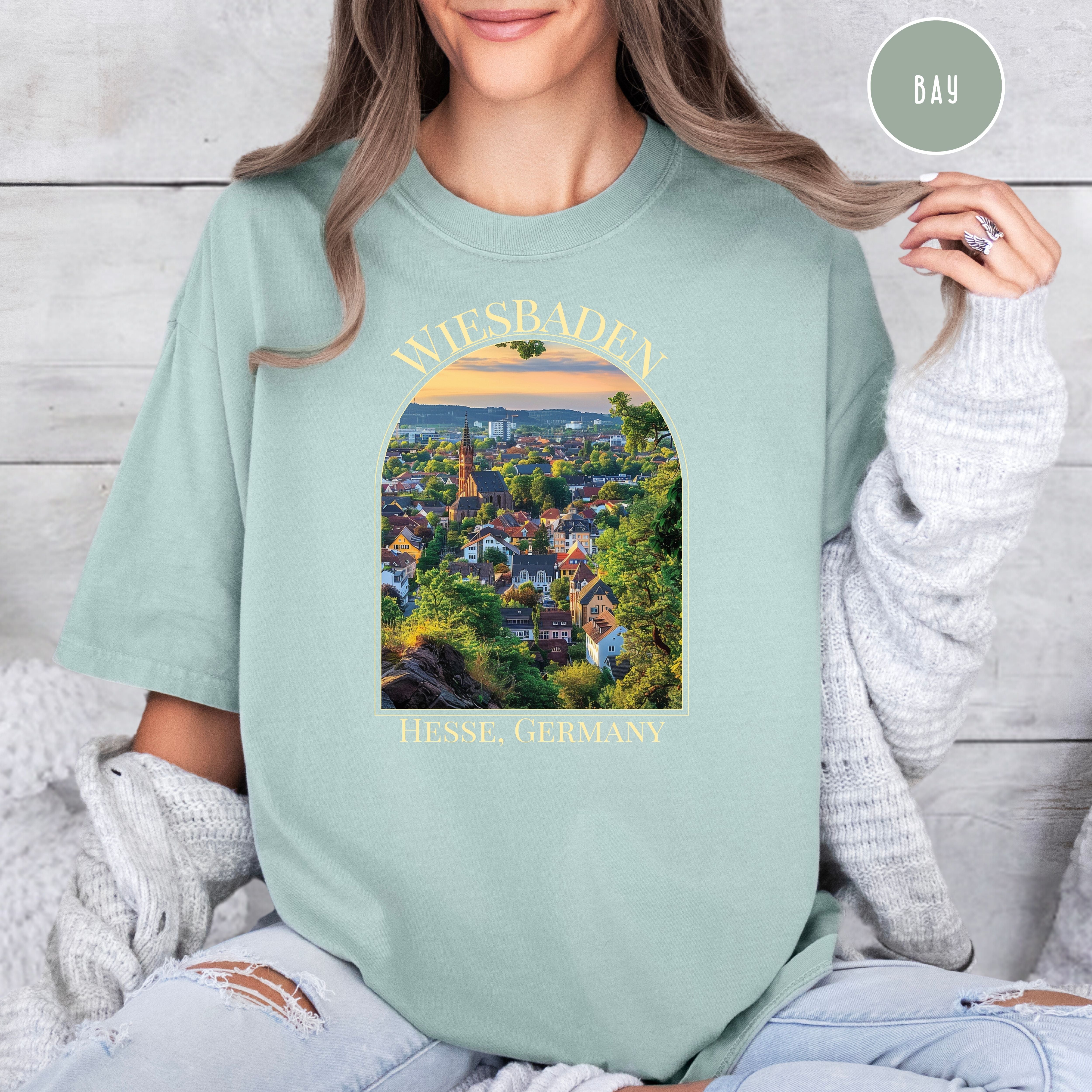 Wiesbaden Hesse Germany at Sunset Comfort Colors® Tee