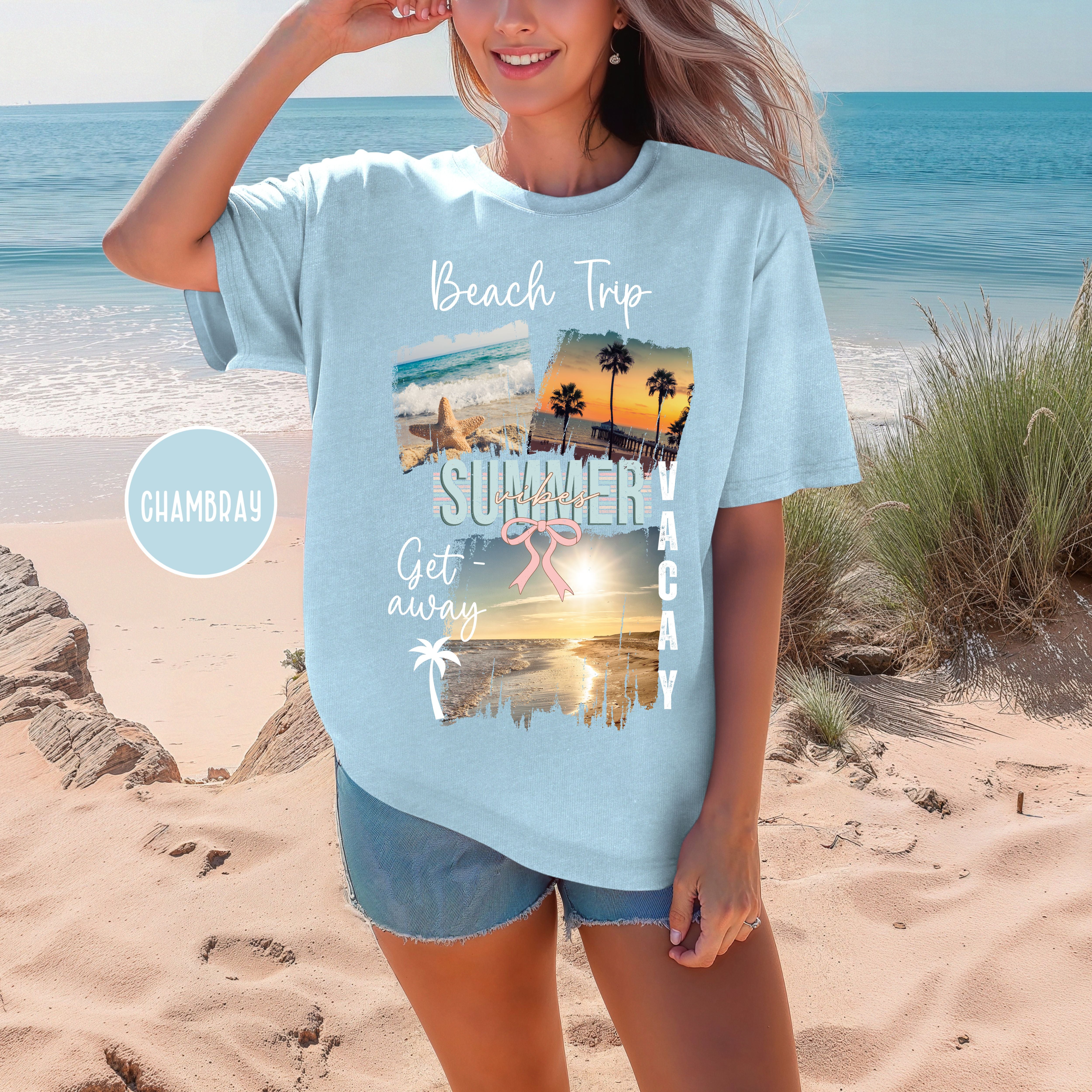 Beach Trip Scrapbook Shirt, Summer Vacay Comfort Colors® Tee