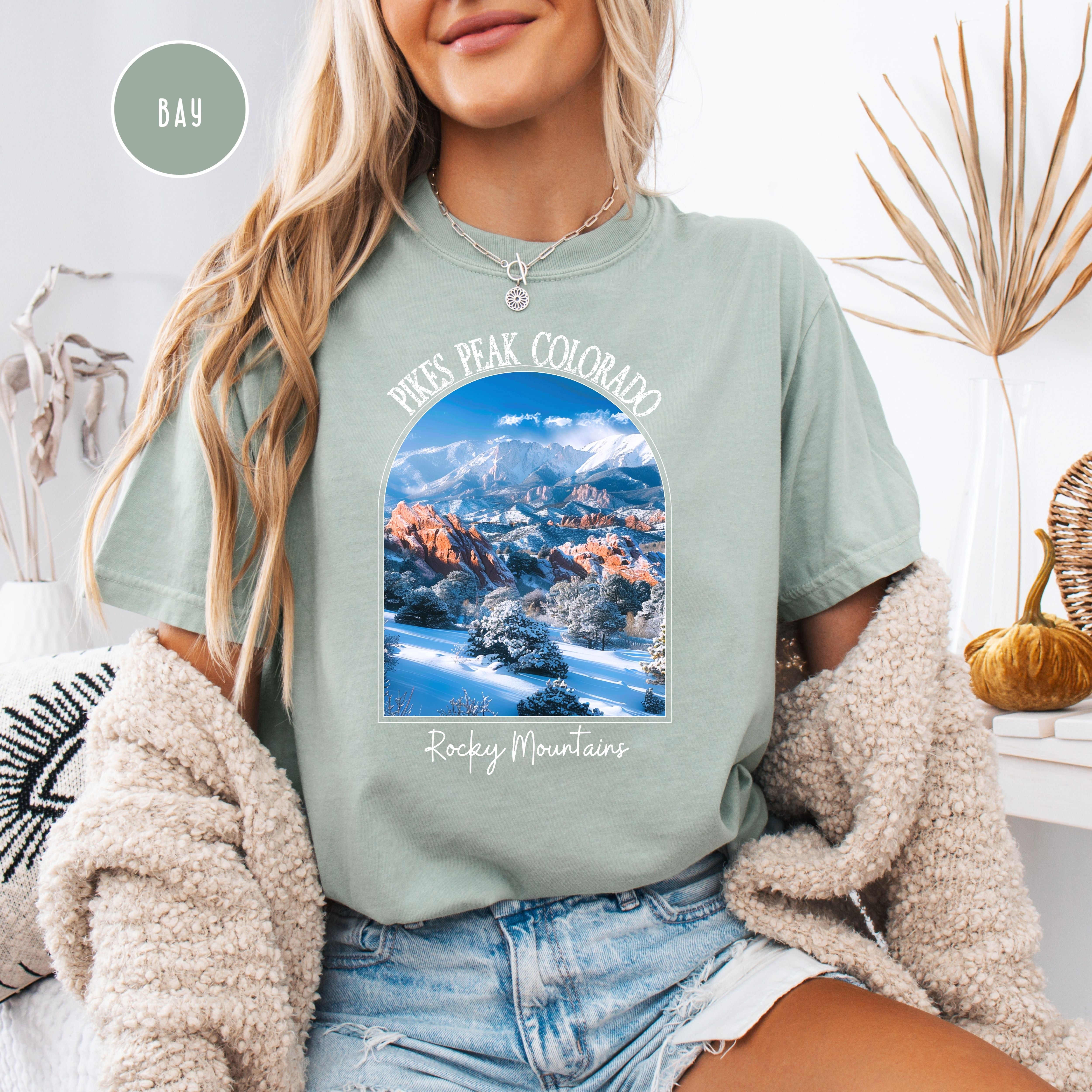 Pikes Peak Colorado Rocky Mountains Comfort Colors® Tee