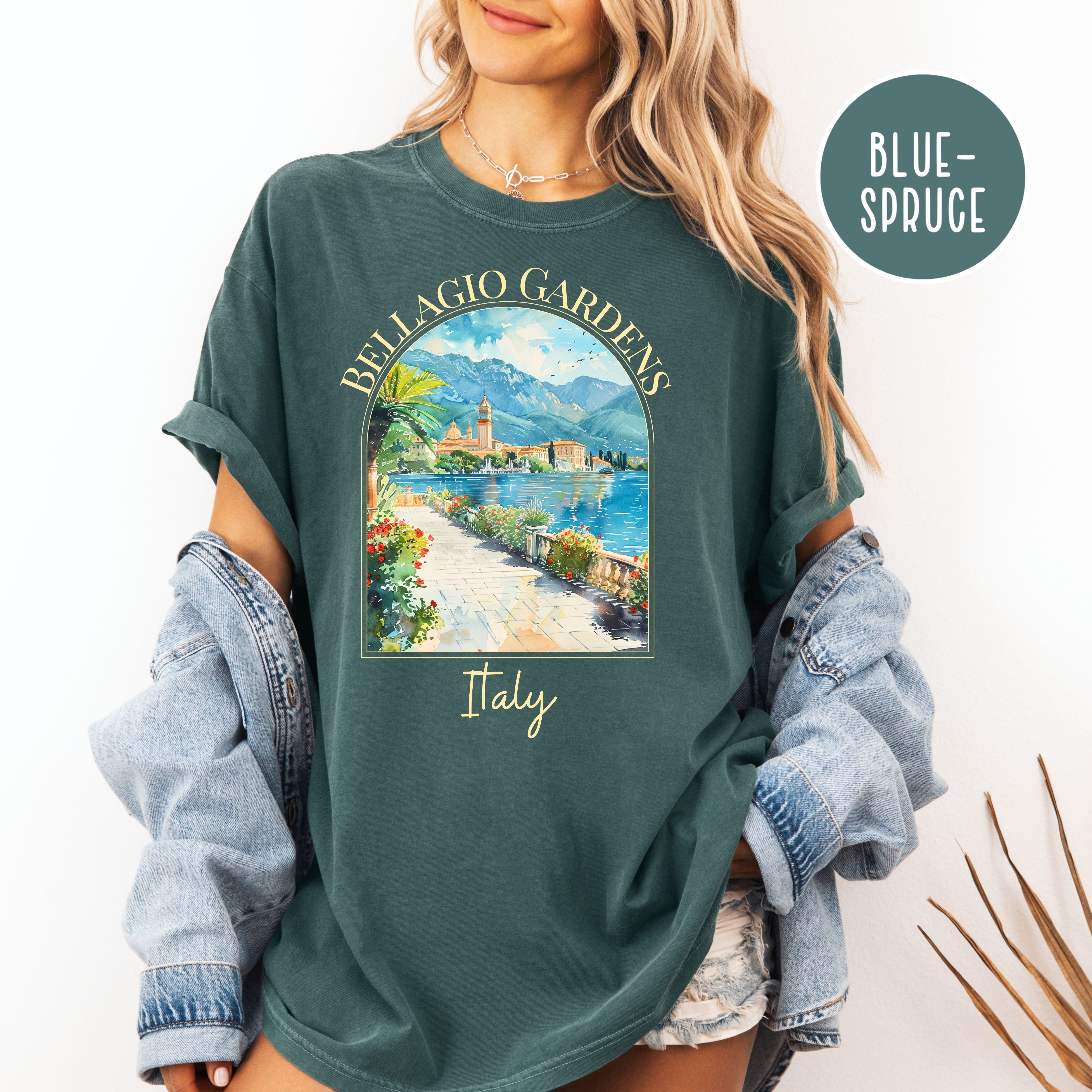 Bellagio Gardens Italy Comfort Colors Tee